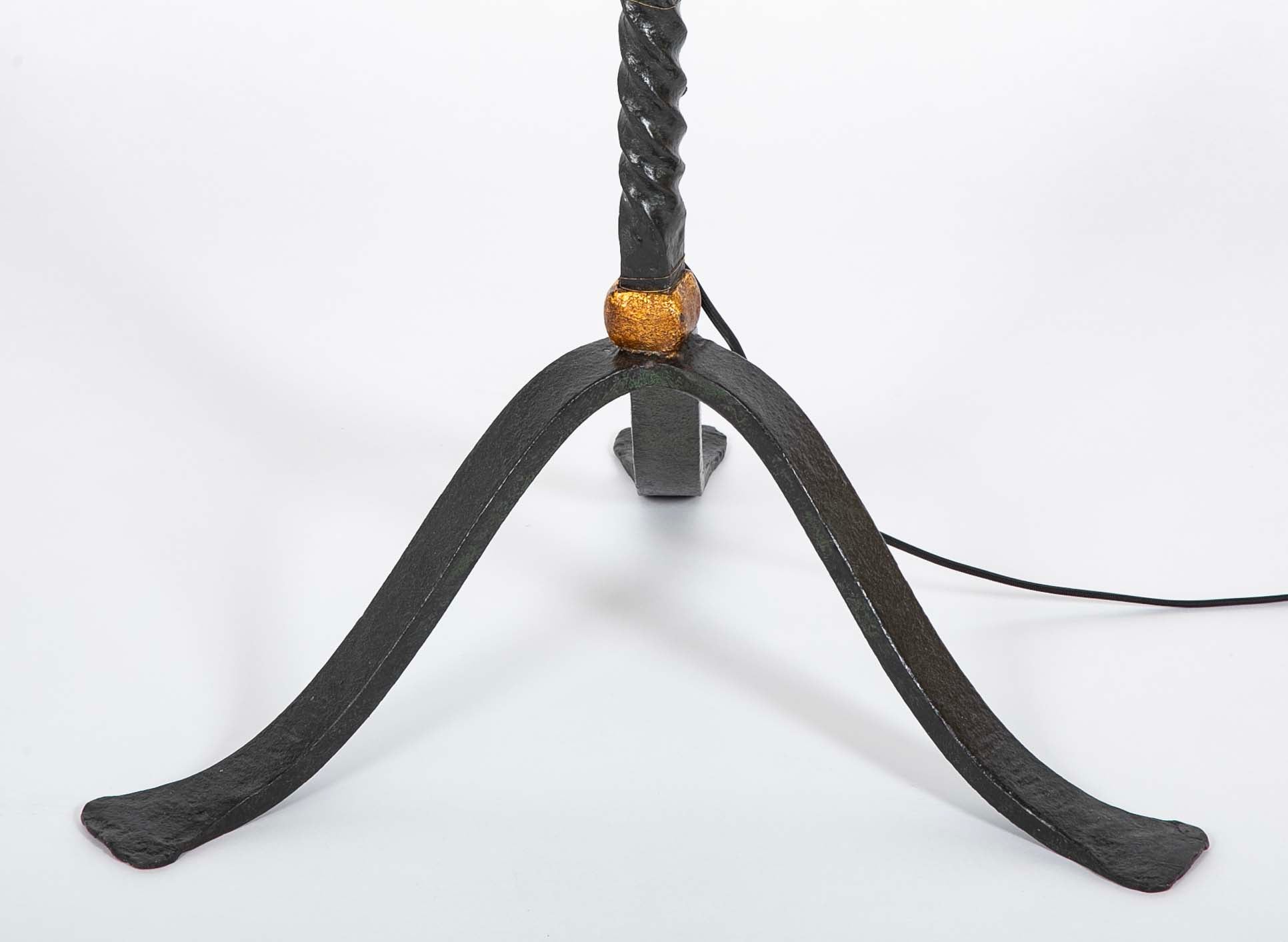 Forged Iron Floor Lamp