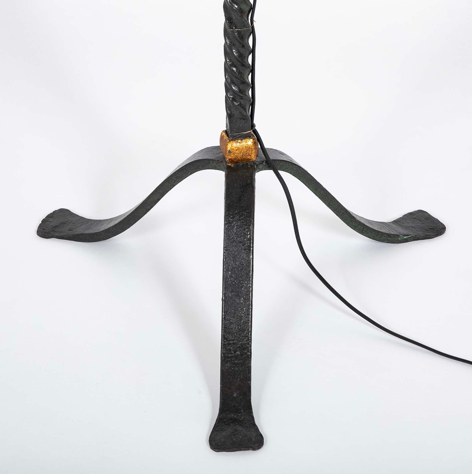 Forged Iron Floor Lamp