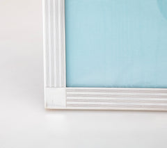 Tiffany & Co. Sterling Silver Picture Frame with Incised Line Border