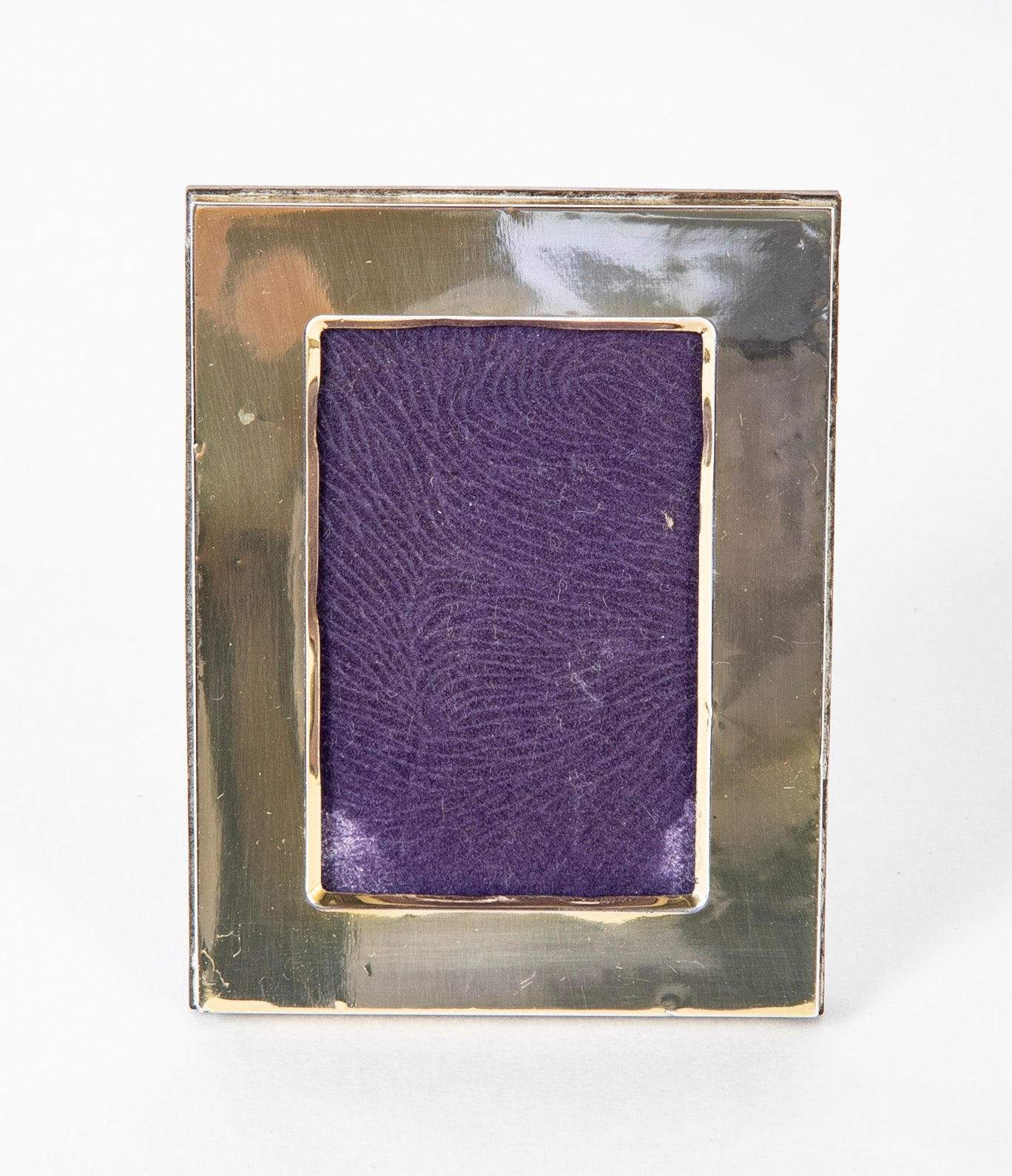Small Silver Picture Frame with Easel Back