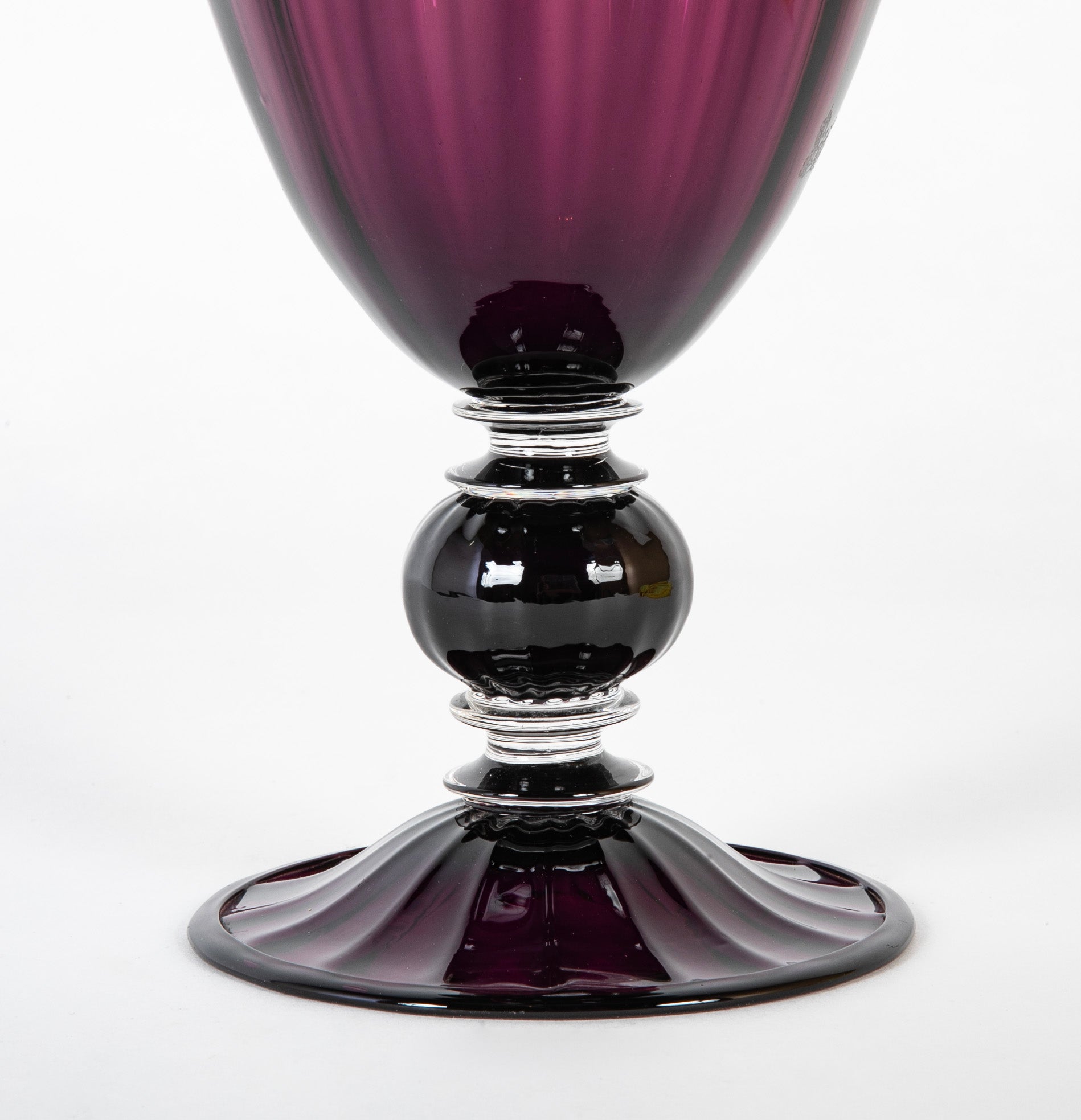Steuben Amethyst Glass Covered Jar by Fredrick Carder