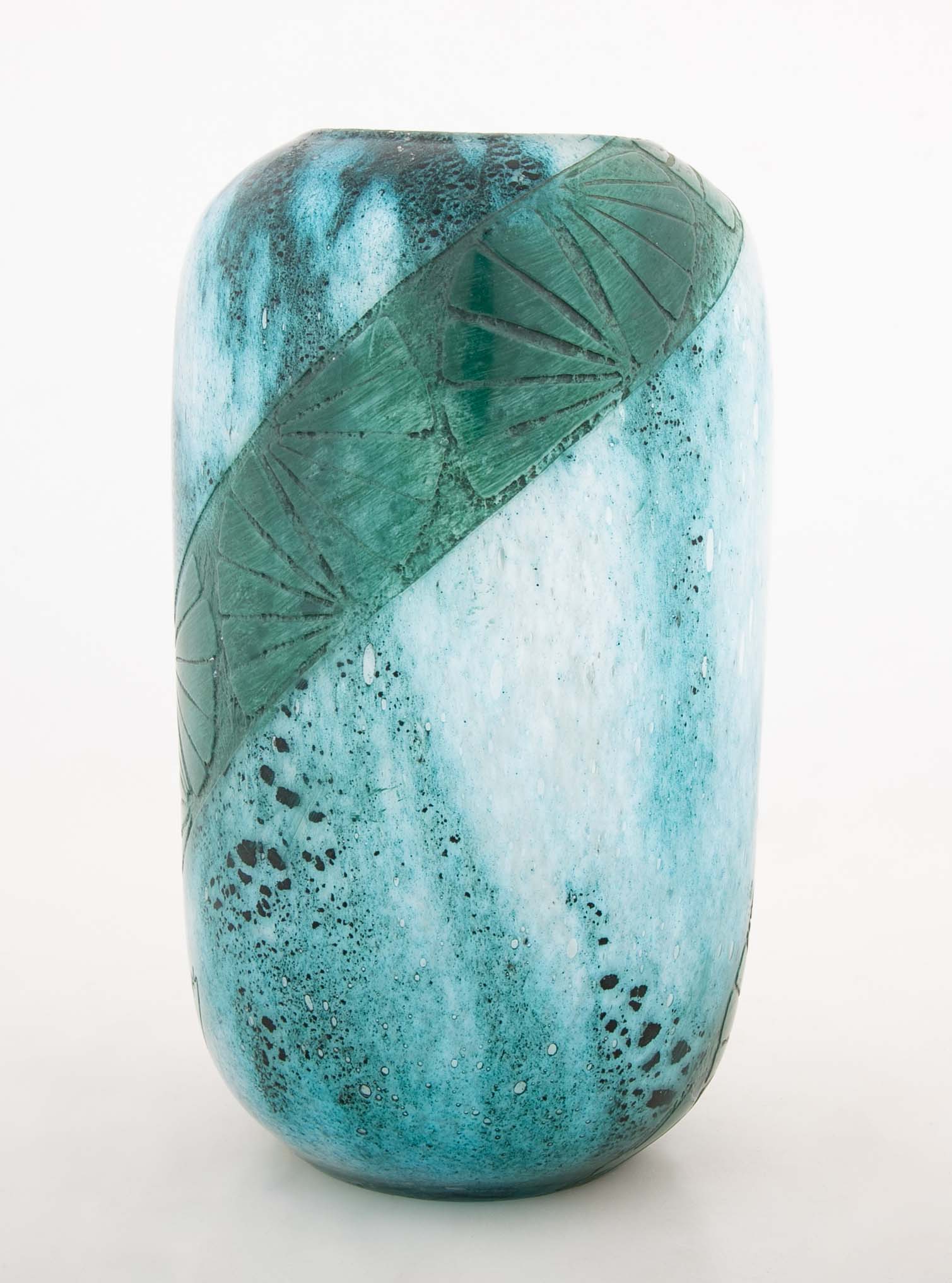 "Vimoutiers" Legras St Denis Glass Works Vase