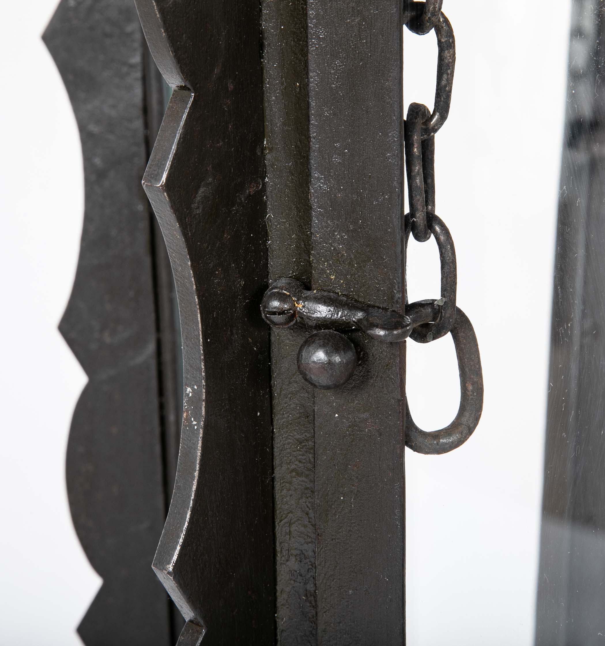 An Iron Lantern Attributed to Bruno Paul