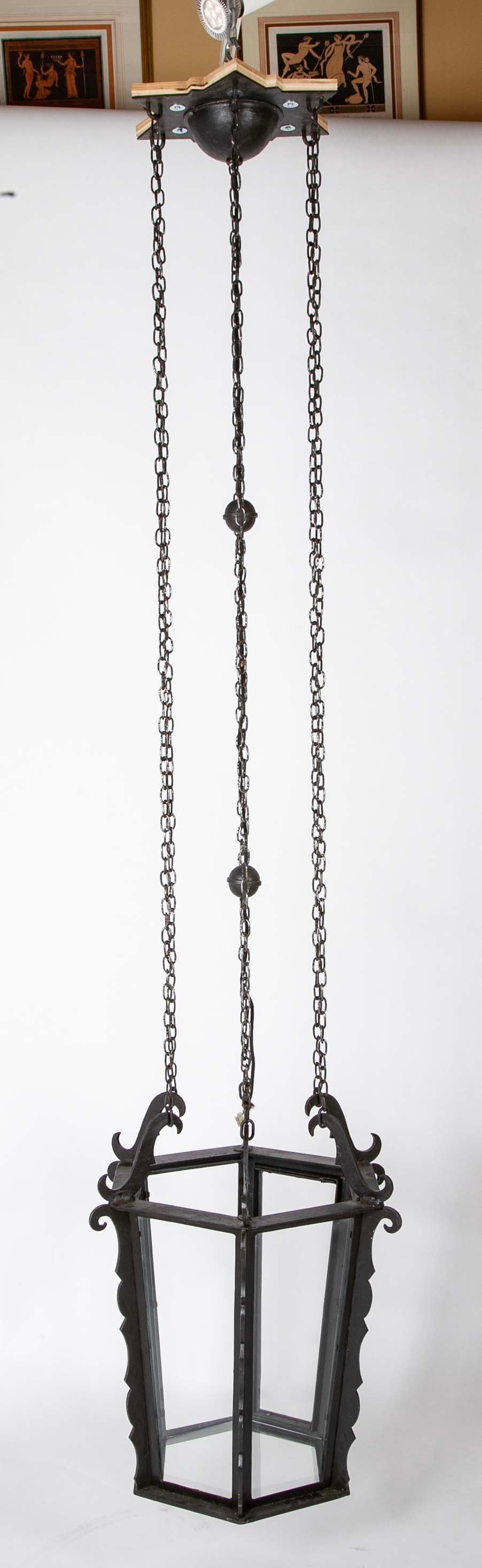 An Iron Lantern Attributed to Bruno Paul