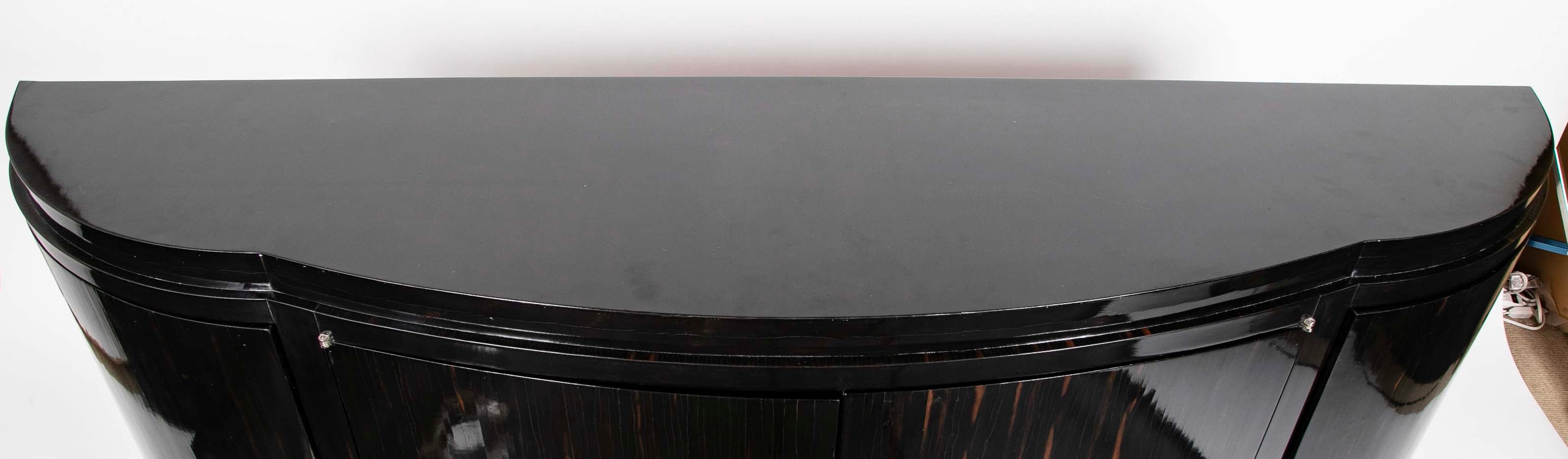 Ebonized Macassar Credenza Attributed to Andre Arbus
