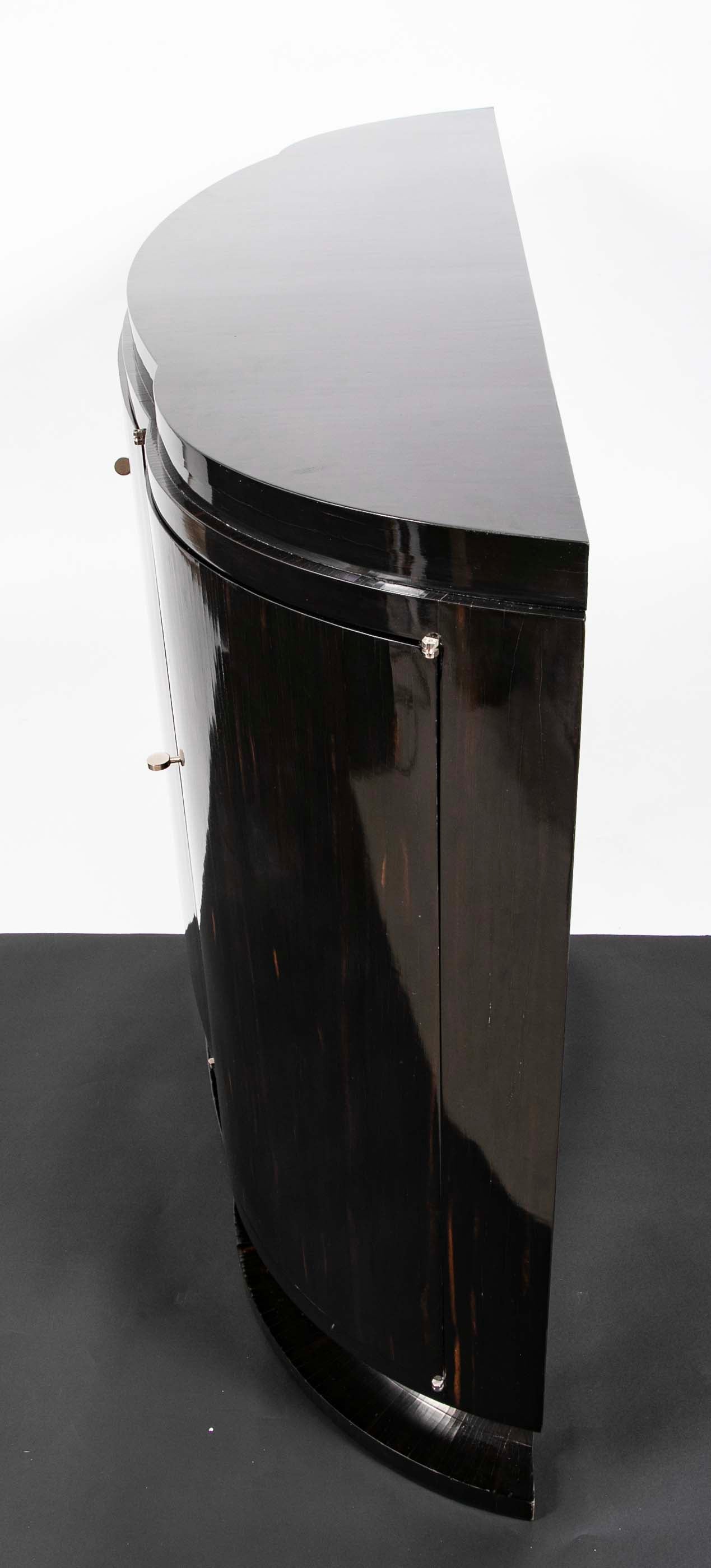 Ebonized Macassar Credenza Attributed to Andre Arbus