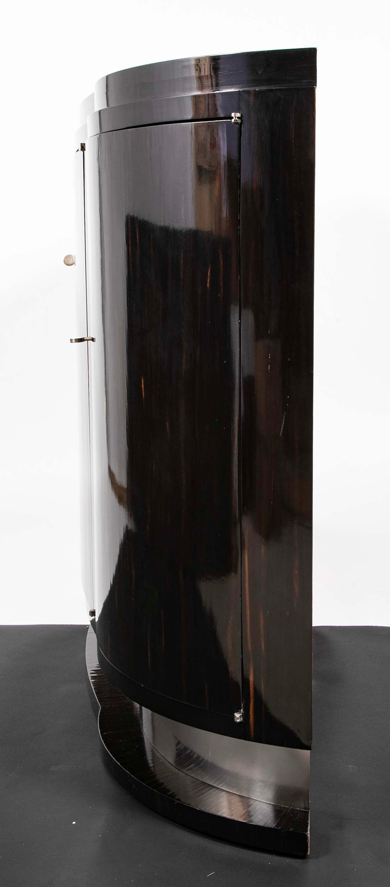Ebonized Macassar Credenza Attributed to Andre Arbus