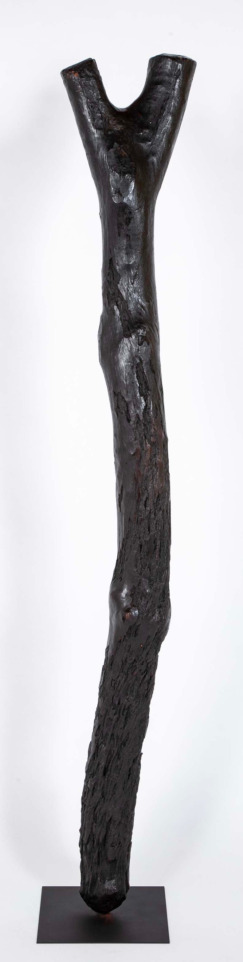 A Mali Dogon Tribe Granary Ladder with Base