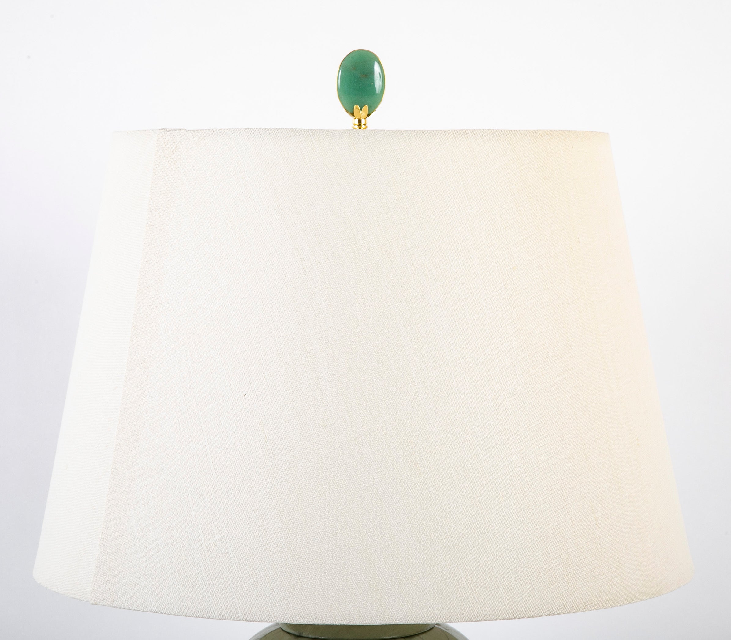 Japanese Jade Glaze Crackleware Vase now a Lamp