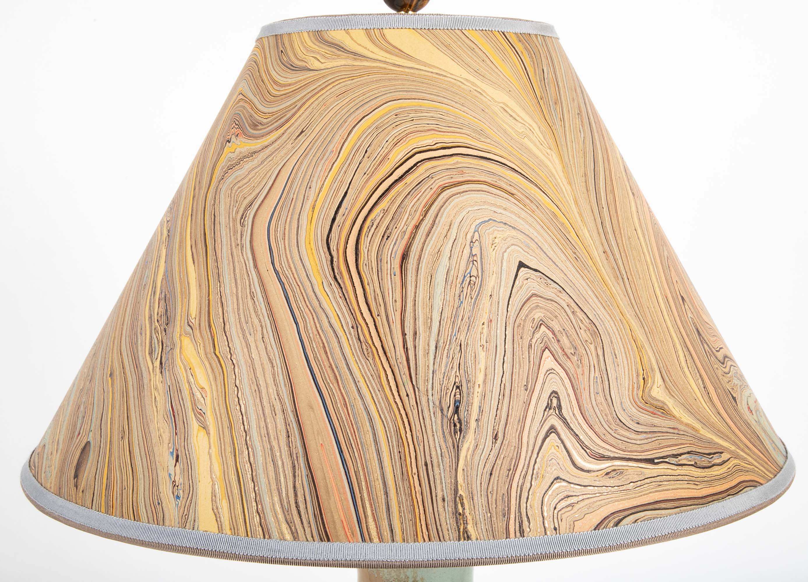 Michigan Tile Company Baluster Form Ceramic Vase now a Lamp
