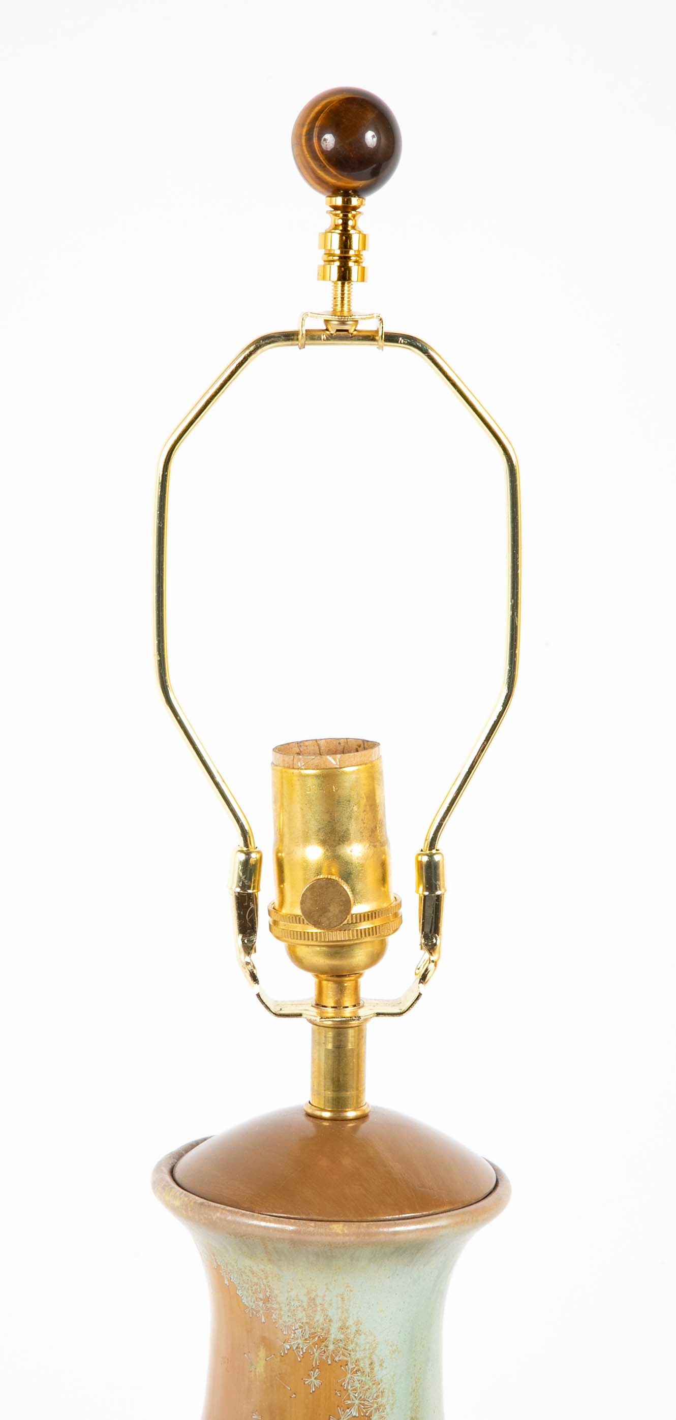 Michigan Tile Company Baluster Form Ceramic Vase now a Lamp