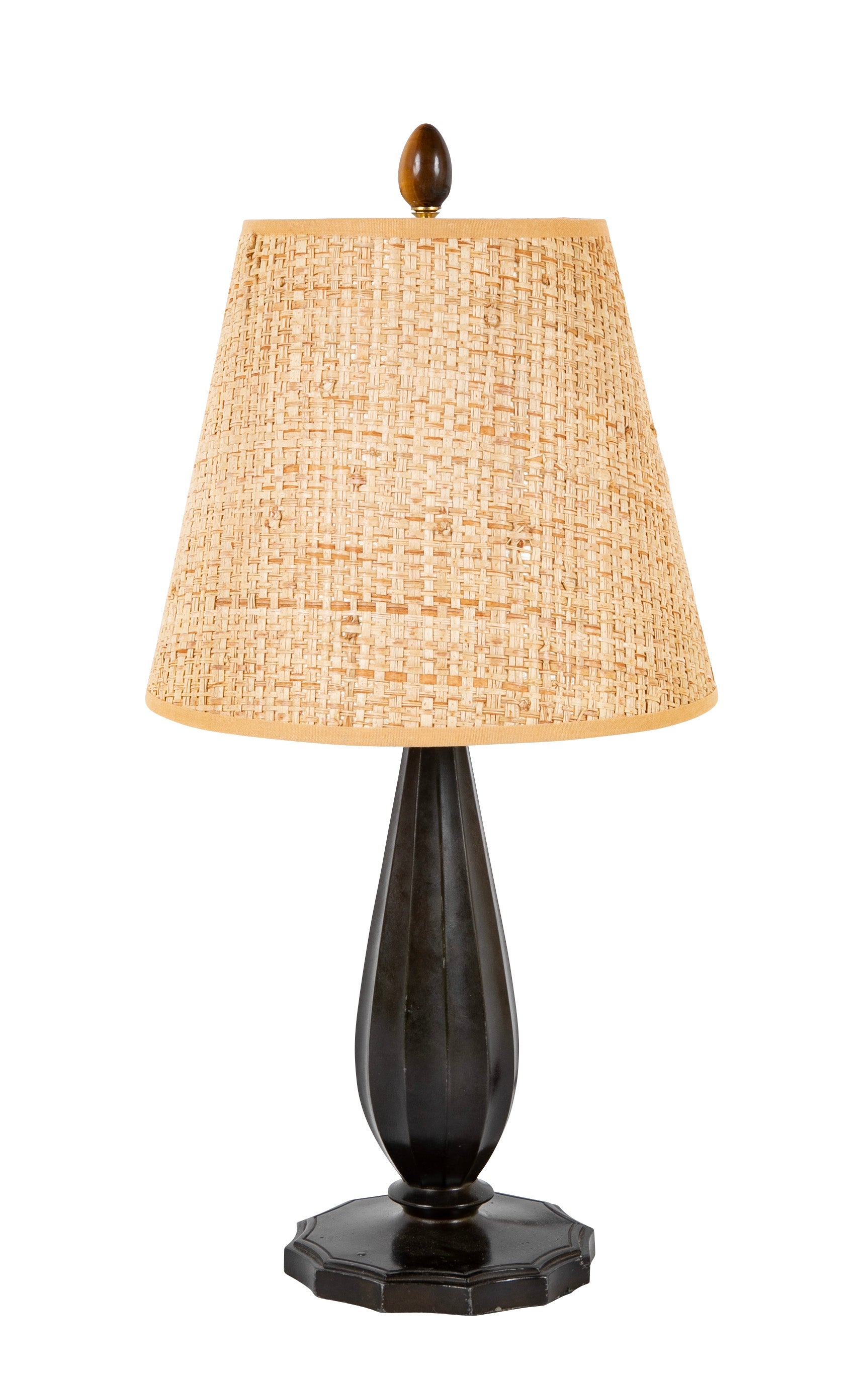 Just Andersen Patinated "Disko" Metal Table Lamp