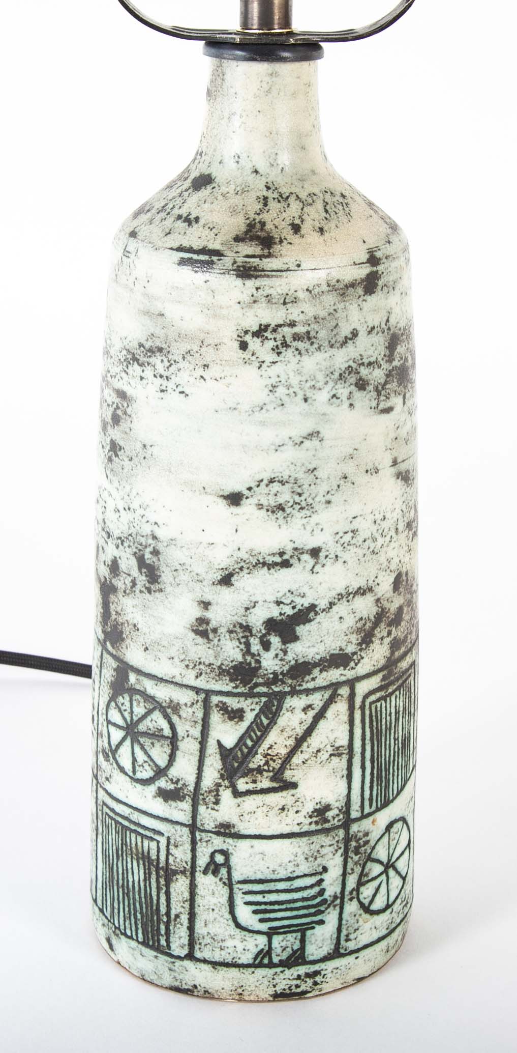 Jacques Blin (1920-1995) Ceramic "Jug" Form Lamp