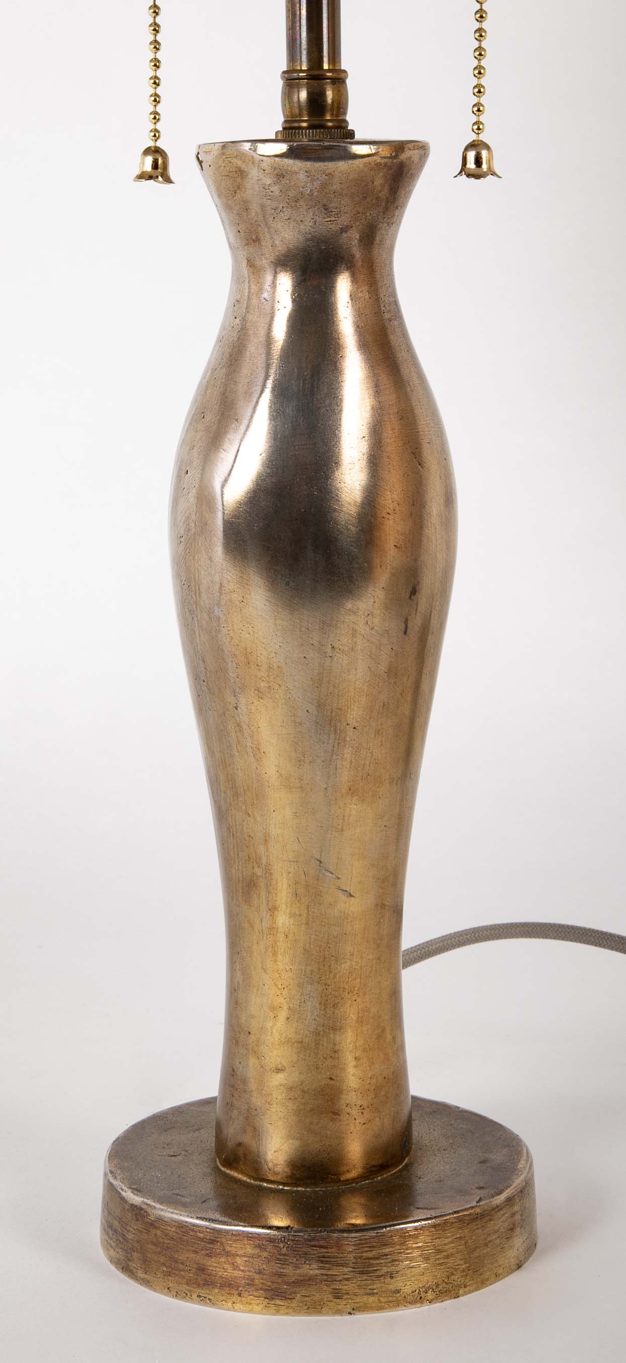 Italian Brass and Bronze Lamp after Albert Giacometti