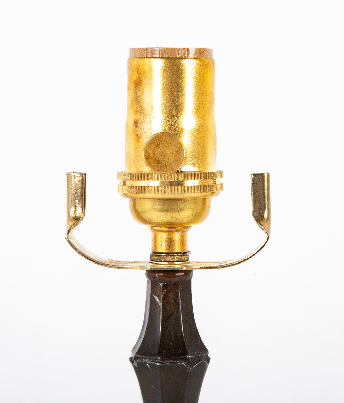 A Just Andersen Patinated "Disko" Metal Lamp