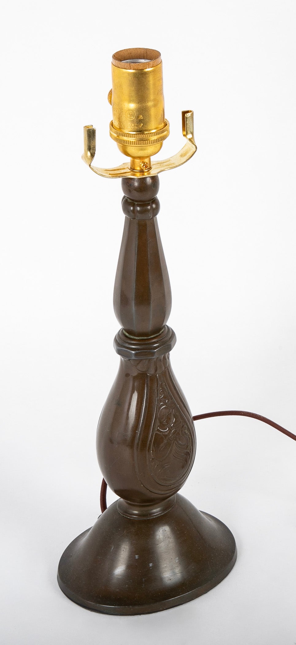 Just Andersen Patinated "Disko" Metal Table Lamp