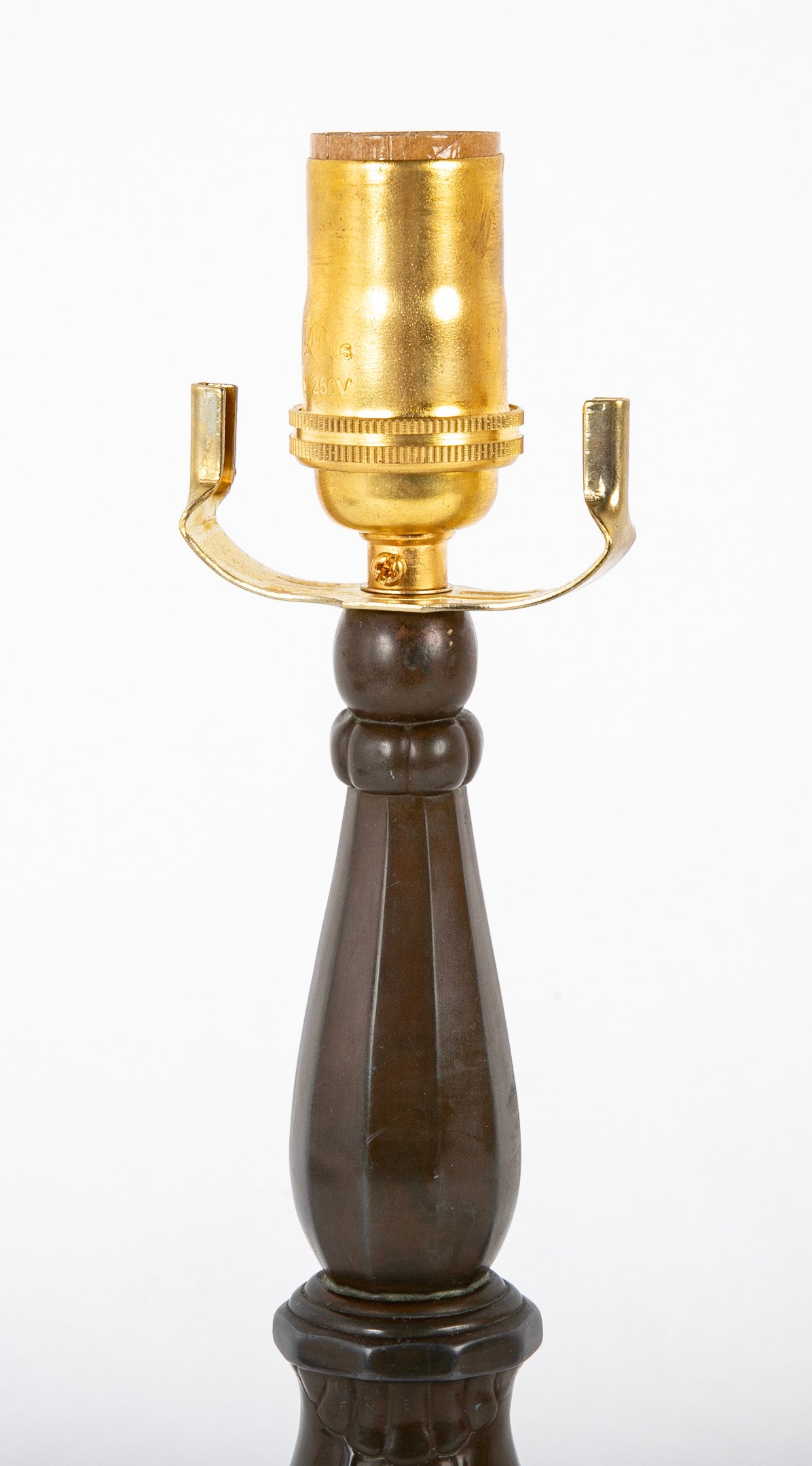 Just Andersen Patinated "Disko" Metal Table Lamp