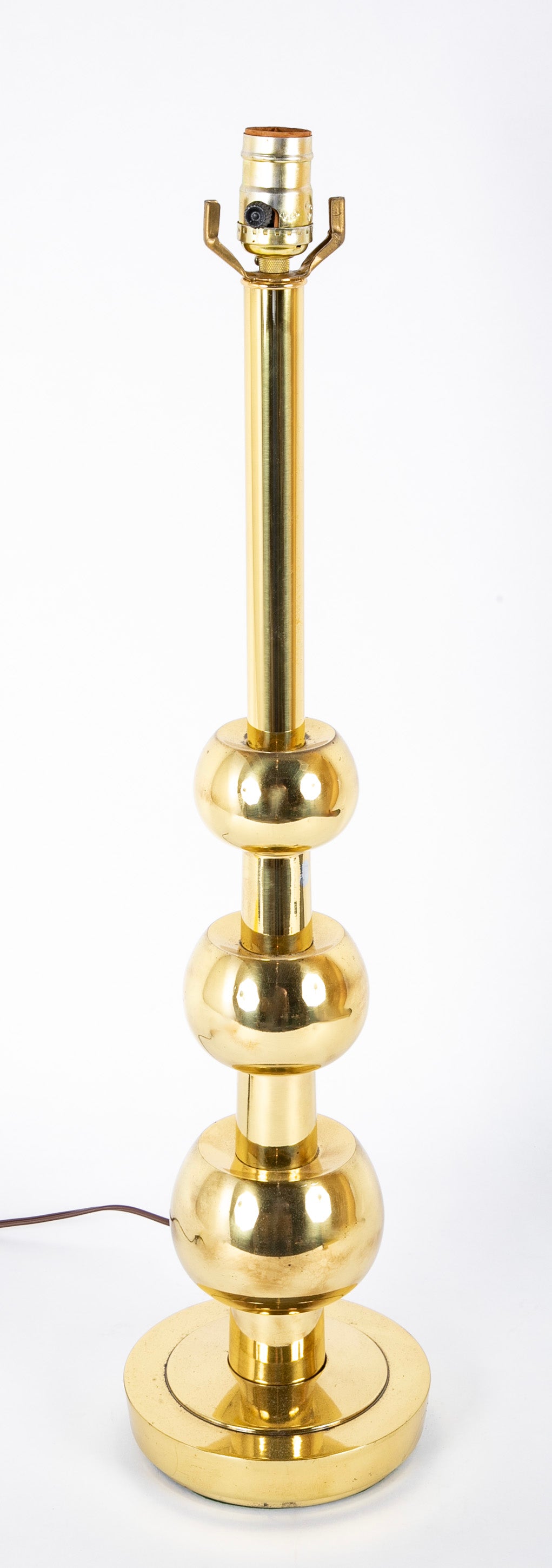A Brass Lamp Designed by Tommi Parzinger for Stiffel