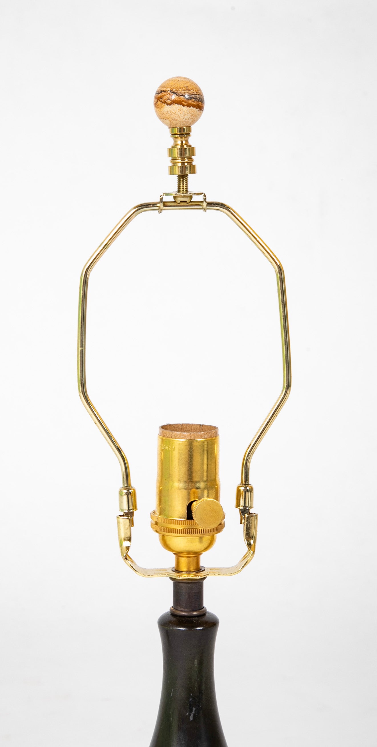 A Pair of Just Andersen Patinated "Disko" Metal Table Lamps
