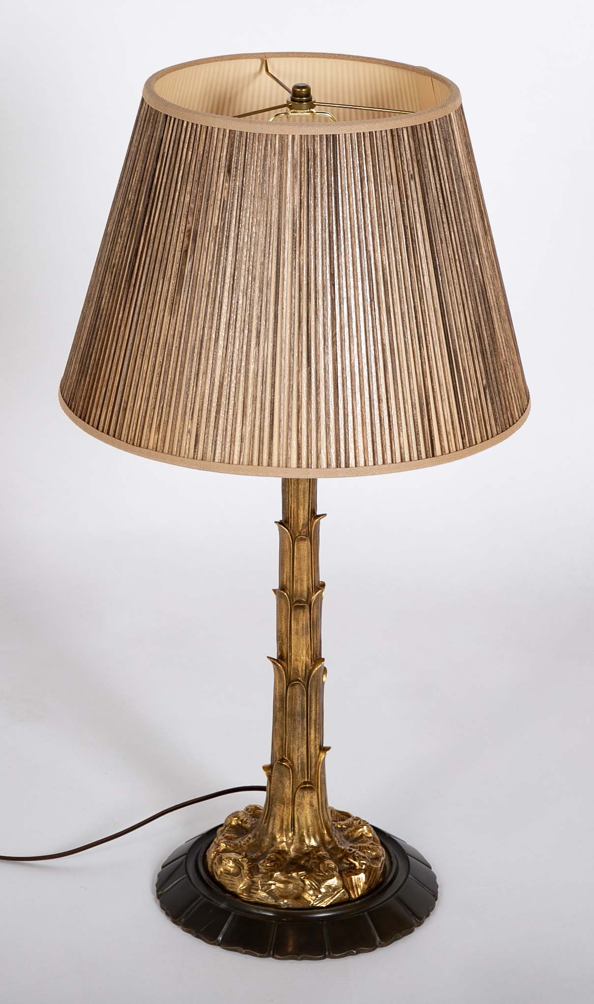 Stylized Bronze Lamp Possibly by Jansen