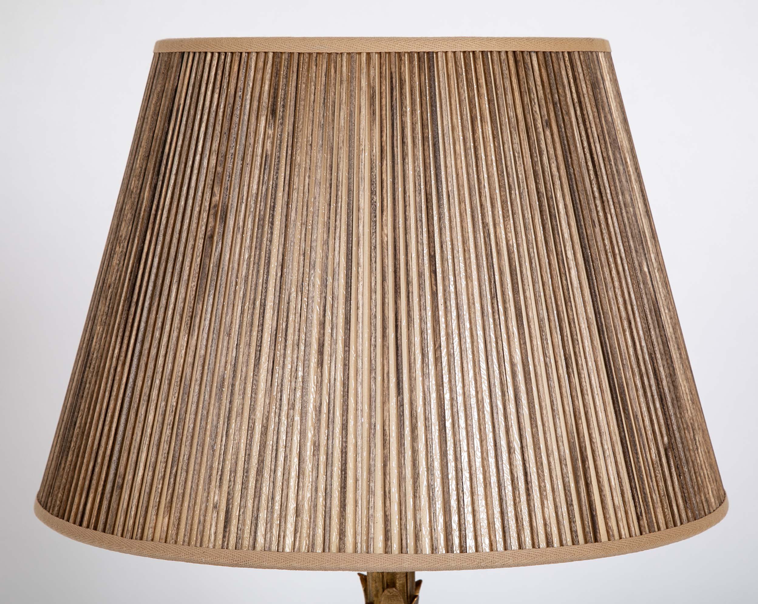 Stylized Bronze Lamp Possibly by Jansen