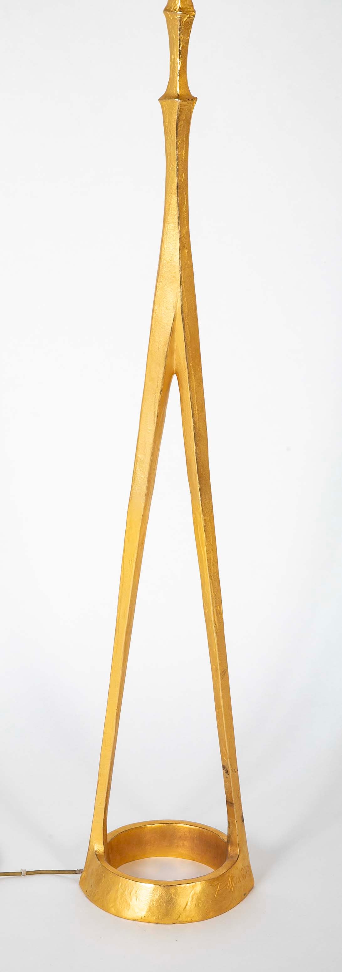 Felix Agostini (1910-1980) & Maison Charles Dore Bronze Standing Lamp