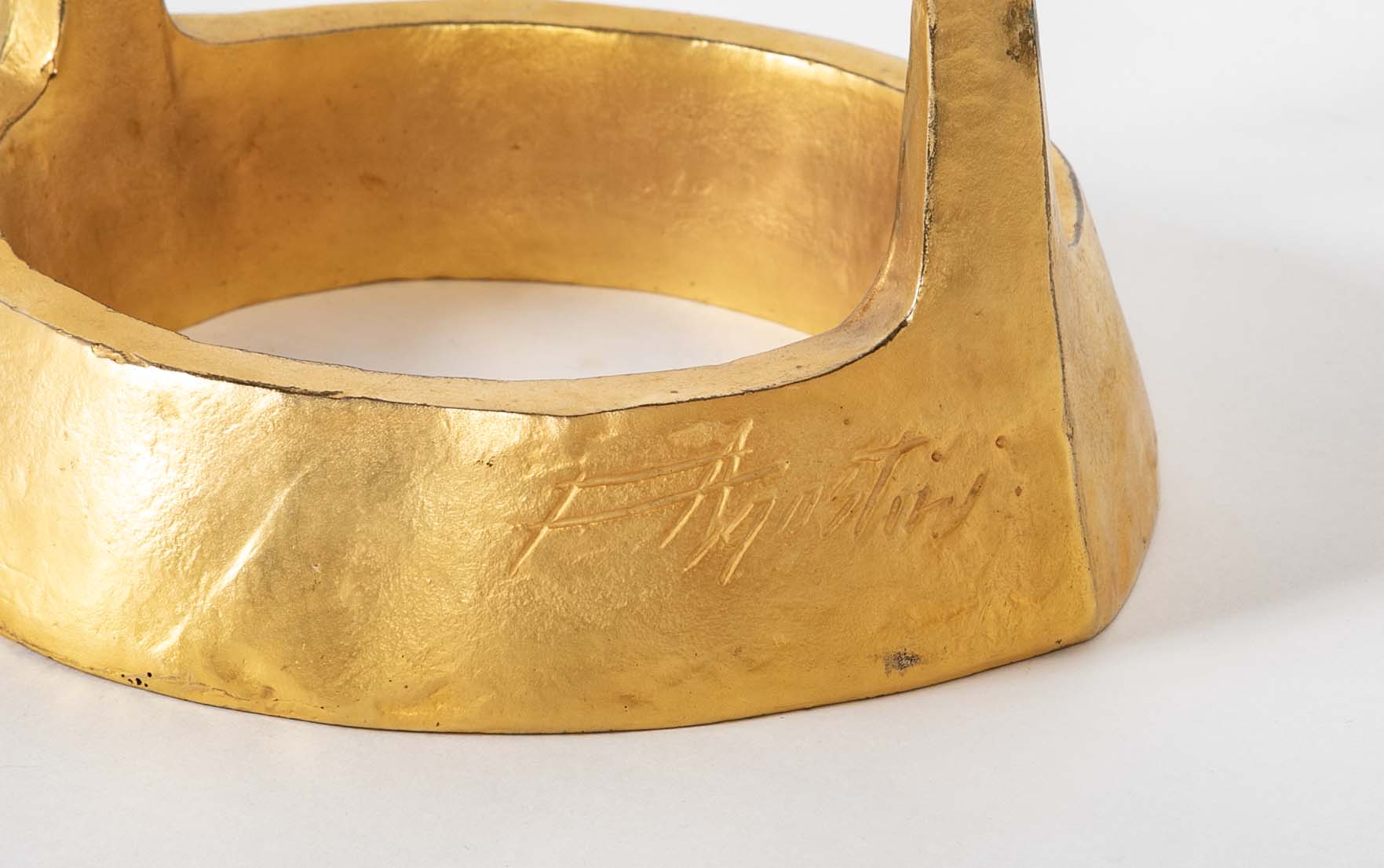 Felix Agostini (1910-1980) & Maison Charles Dore Bronze Standing Lamp