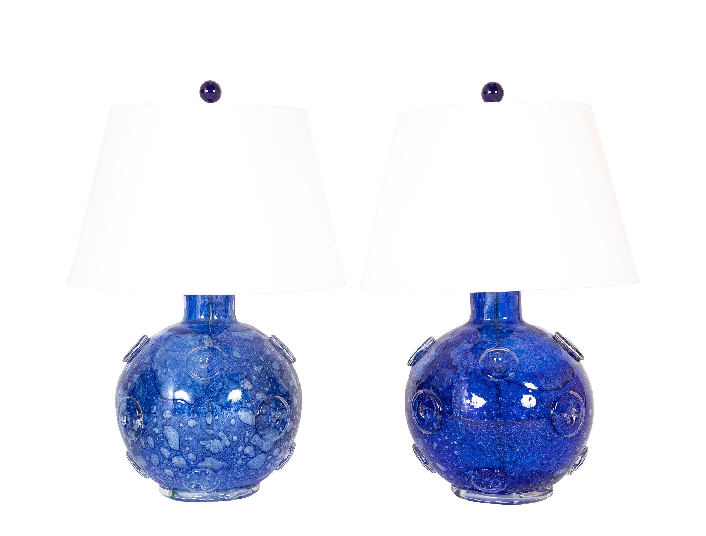 Pair of Italian "Efesco" Table Lamps by Ercole Barovier
