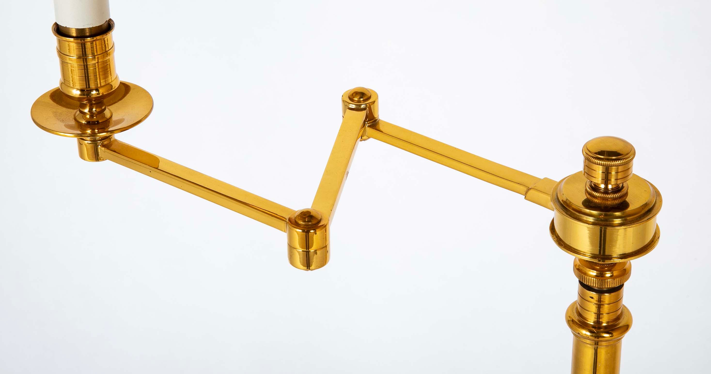 2 French Gilt Brass Lamps by Maison Meilleur - Priced Individually