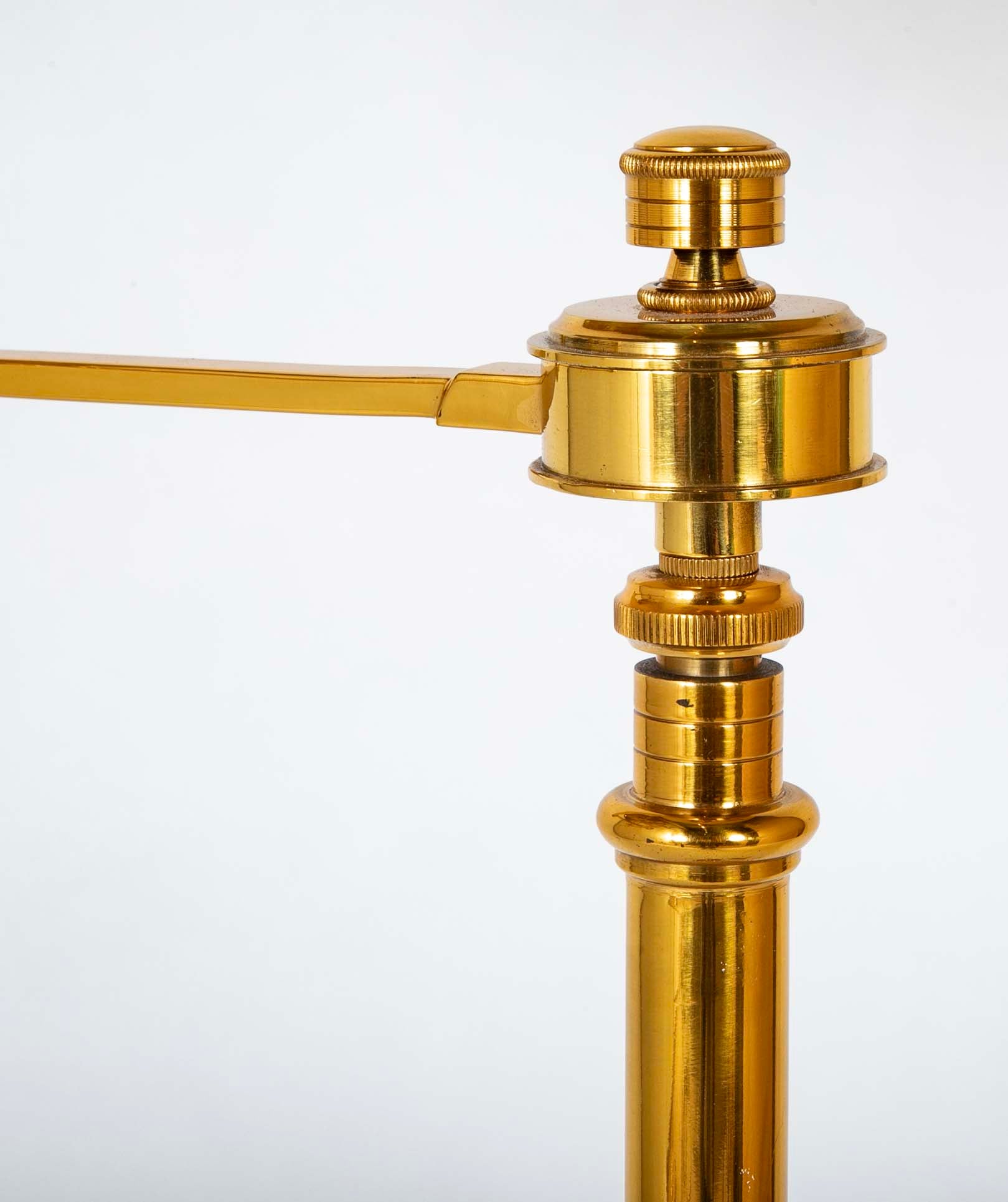 2 French Gilt Brass Lamps by Maison Meilleur - Priced Individually
