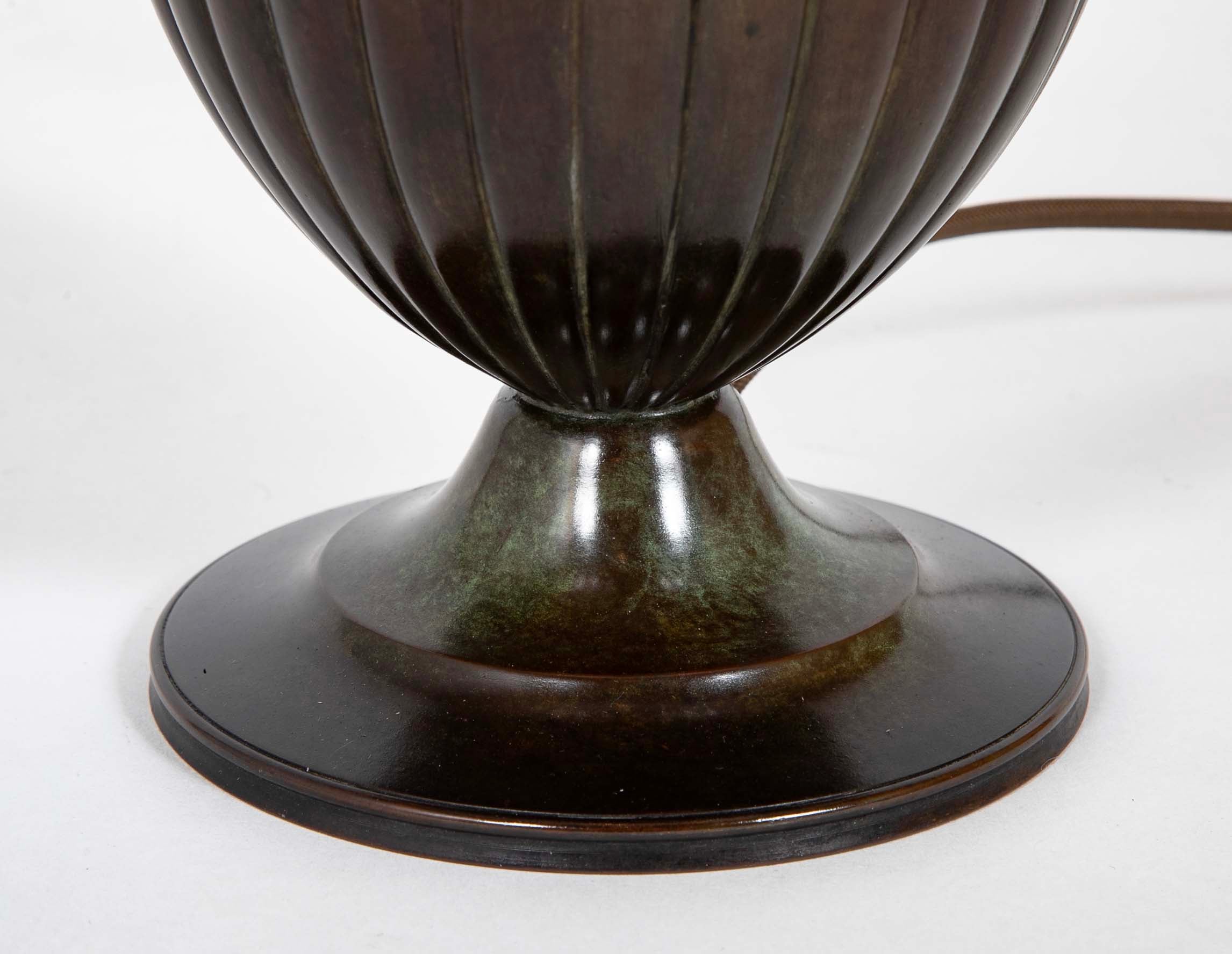 A Just Andersen Bronze Table Lamp