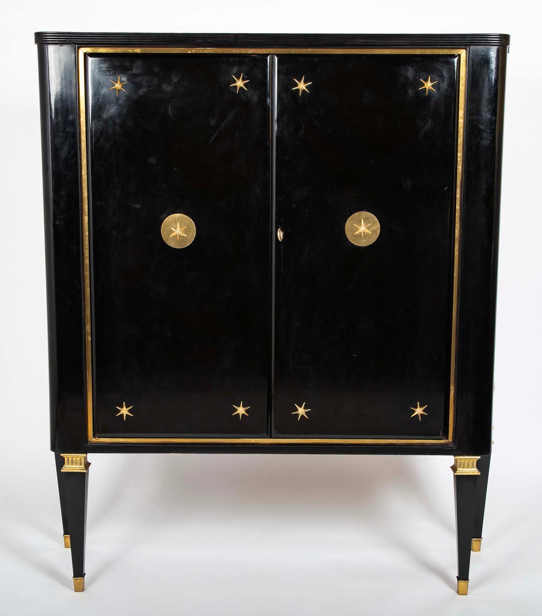 The Paolo Buffa Black Lacquer Cabinet
