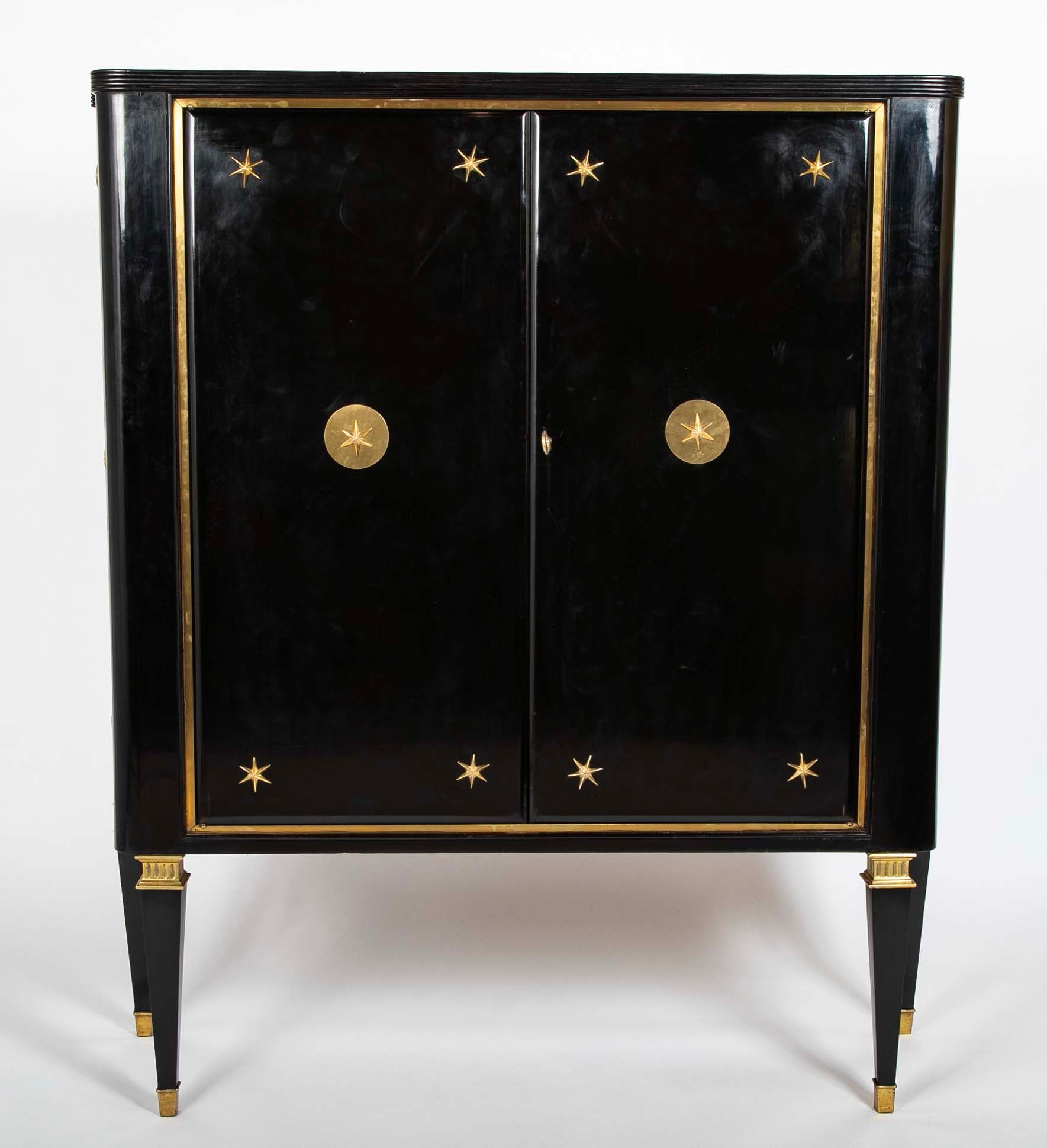 The Paolo Buffa Black Lacquer Cabinet