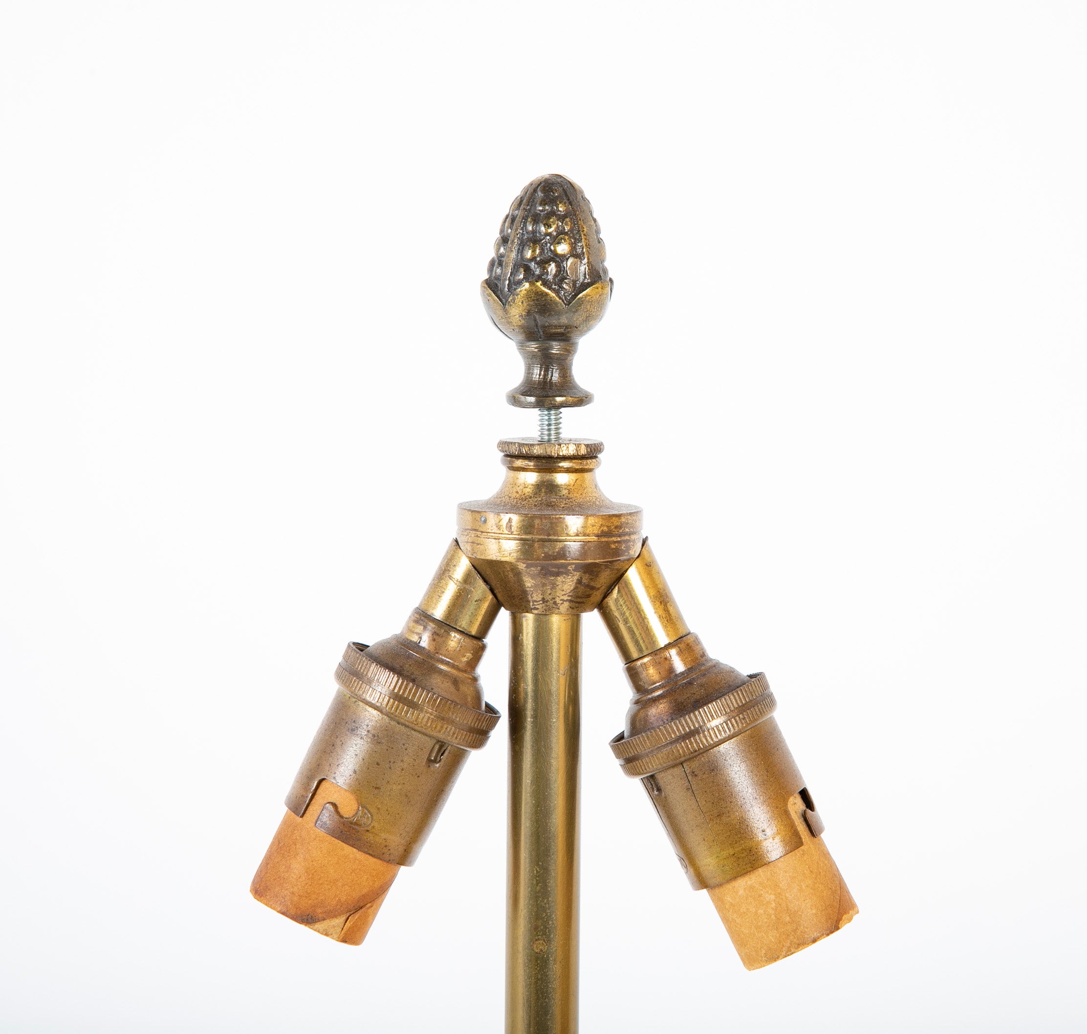 A Maison Charles Style Metal Table Lamp