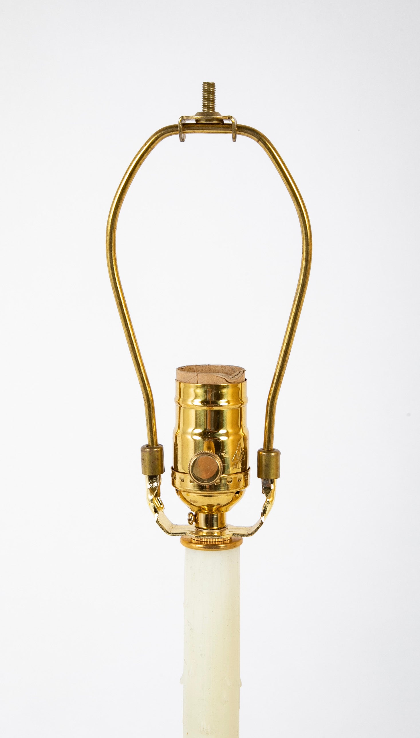 Pair of Gilt Bronze Rococo Style Candlesticks now Lamps