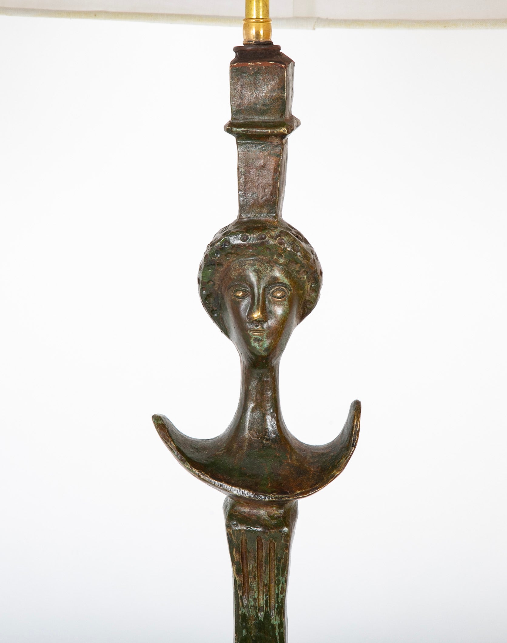 Alberto Giacometti Style "Tete de Femme" Floor Lamp