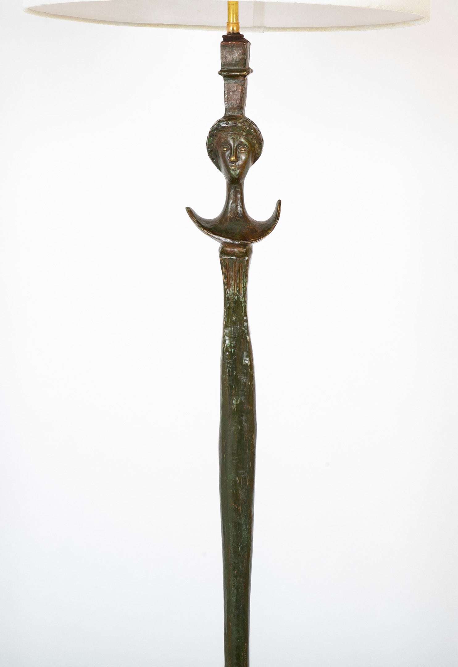 Alberto Giacometti Style "Tete de Femme" Floor Lamp