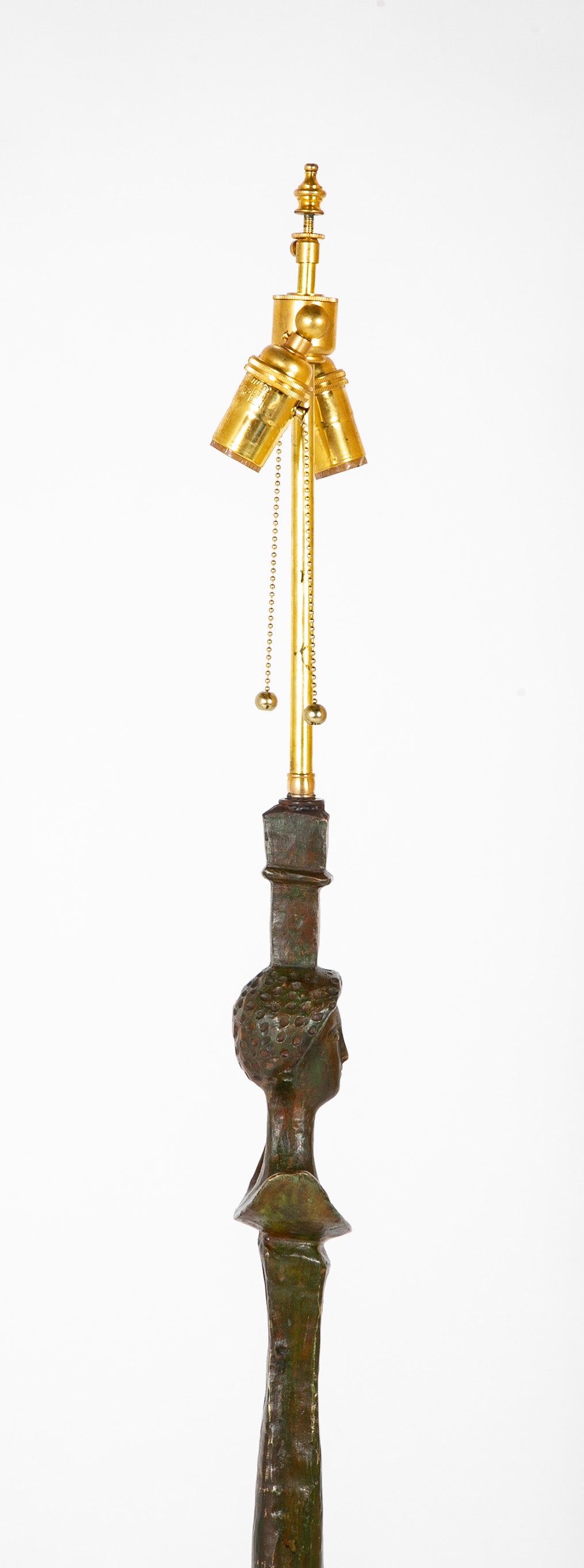 Alberto Giacometti Style "Tete de Femme" Floor Lamp
