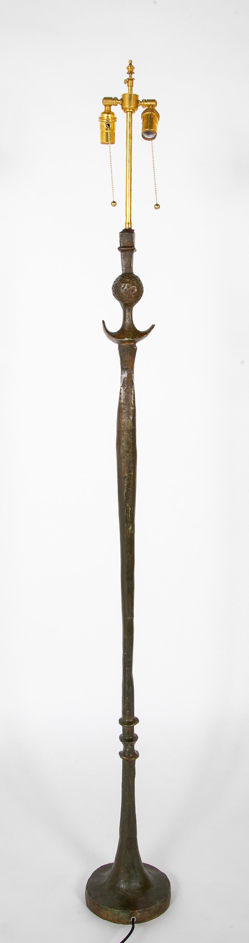 Alberto Giacometti Style "Tete de Femme" Floor Lamp