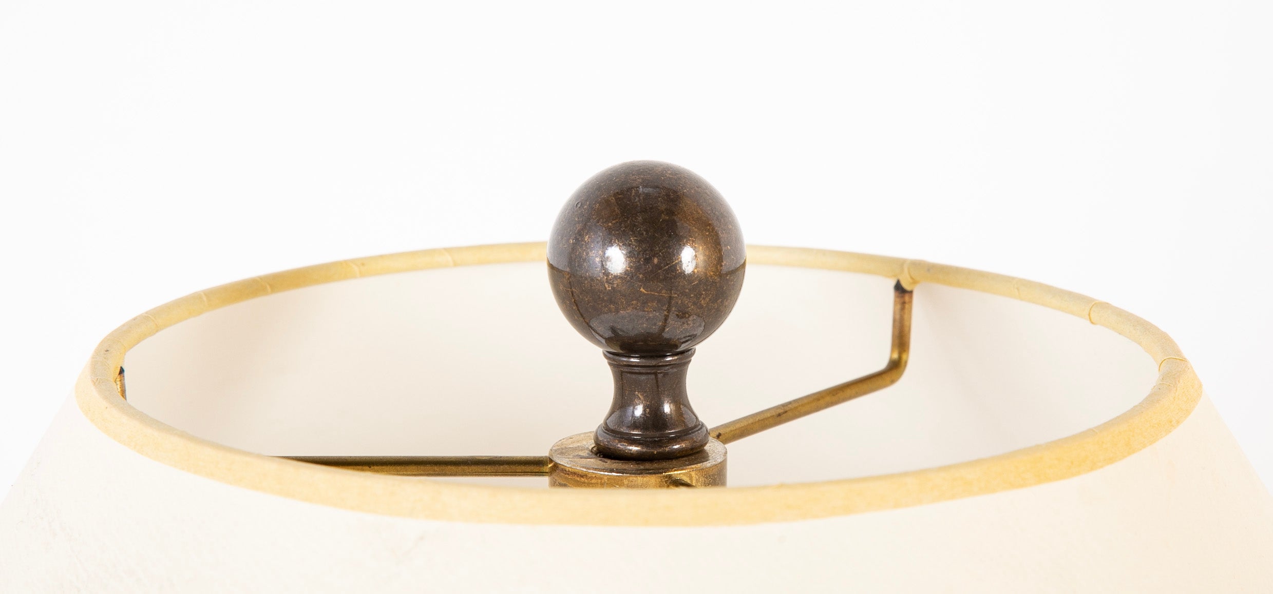 A Japanese Cloisonne Copper on Bronze Lamp
