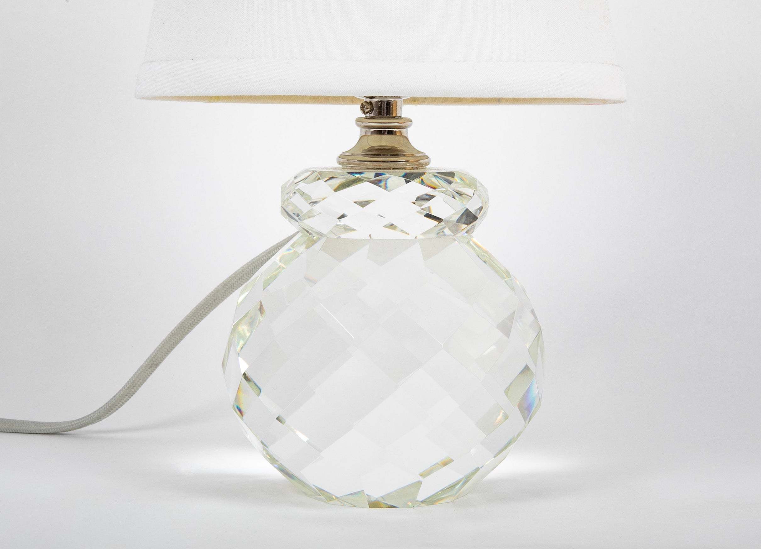 Ralph Lauren Faceted Crystal Table Lamp