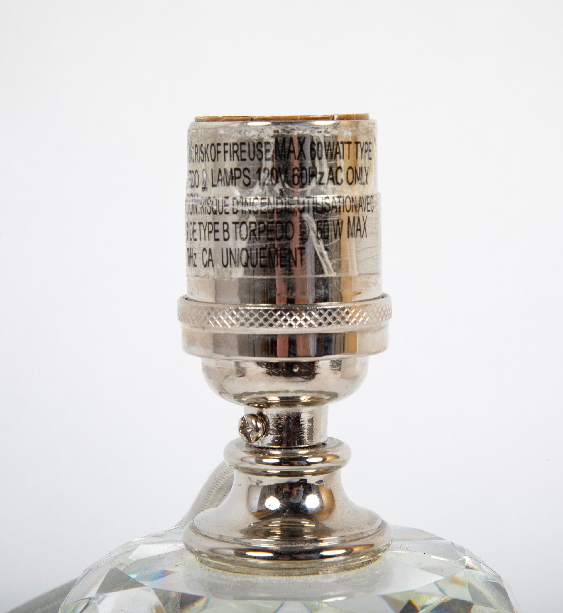 Ralph Lauren Faceted Crystal Table Lamp