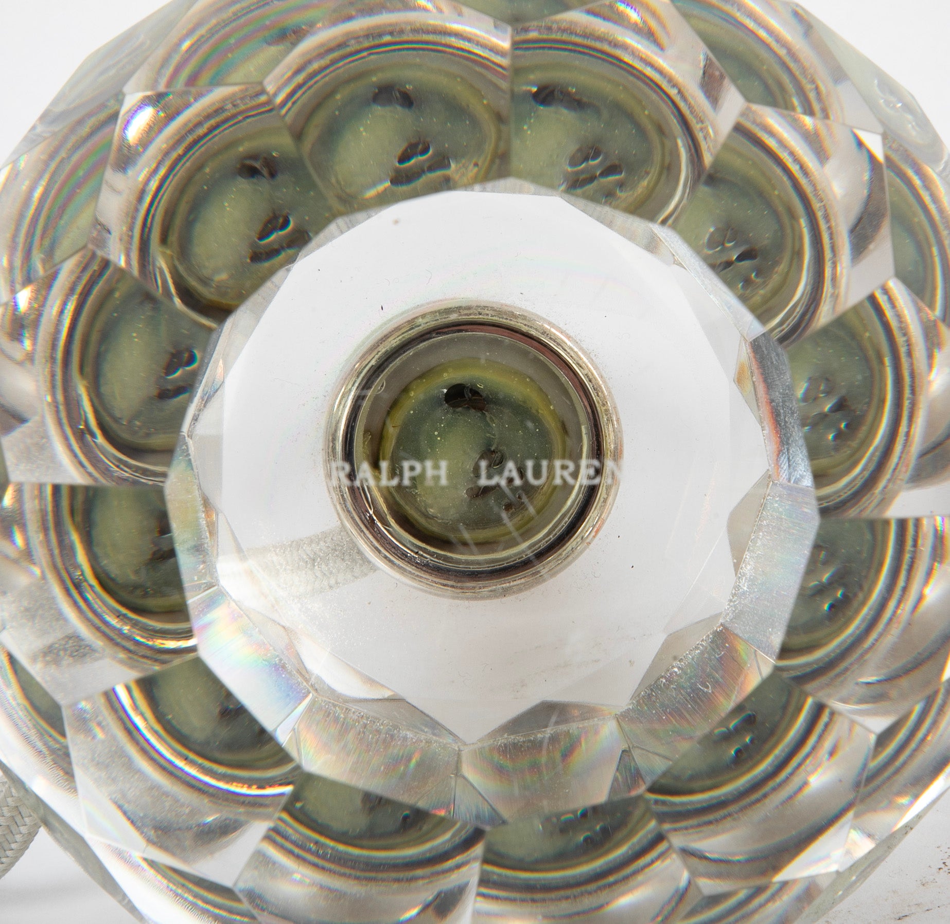 Ralph Lauren Faceted Crystal Table Lamp