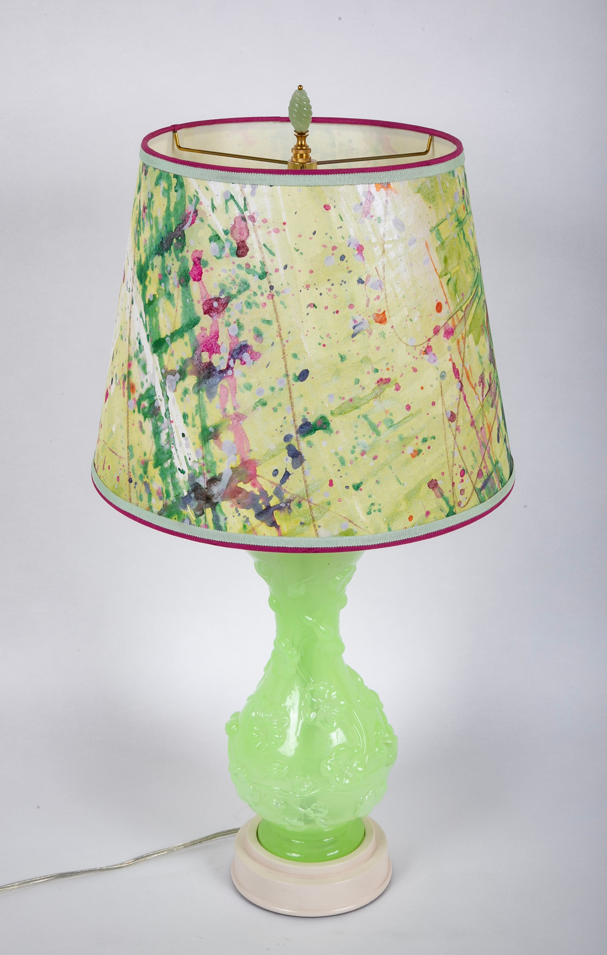 American Pressed Glass Vases now Table Lamps