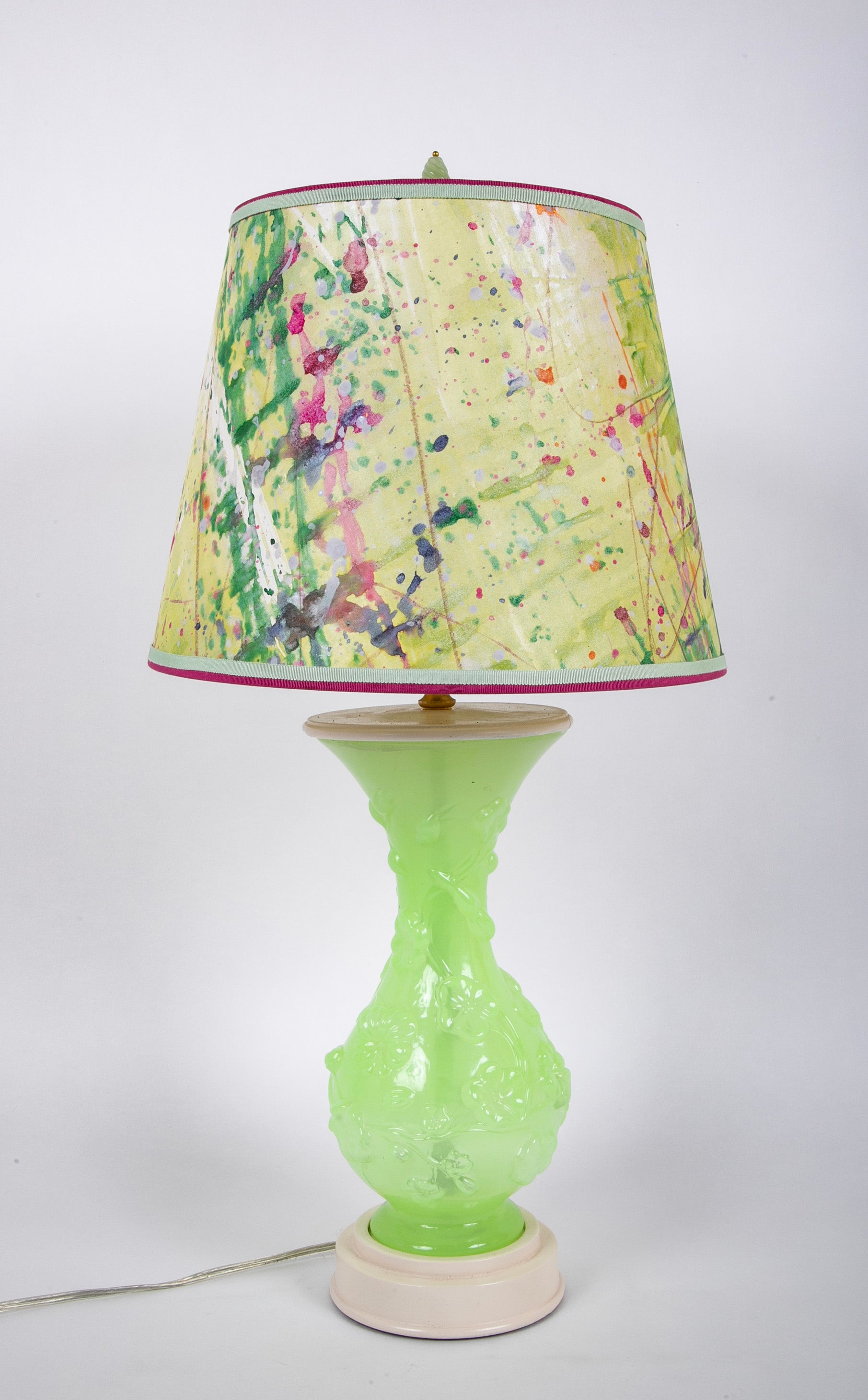 American Pressed Glass Vases now Table Lamps