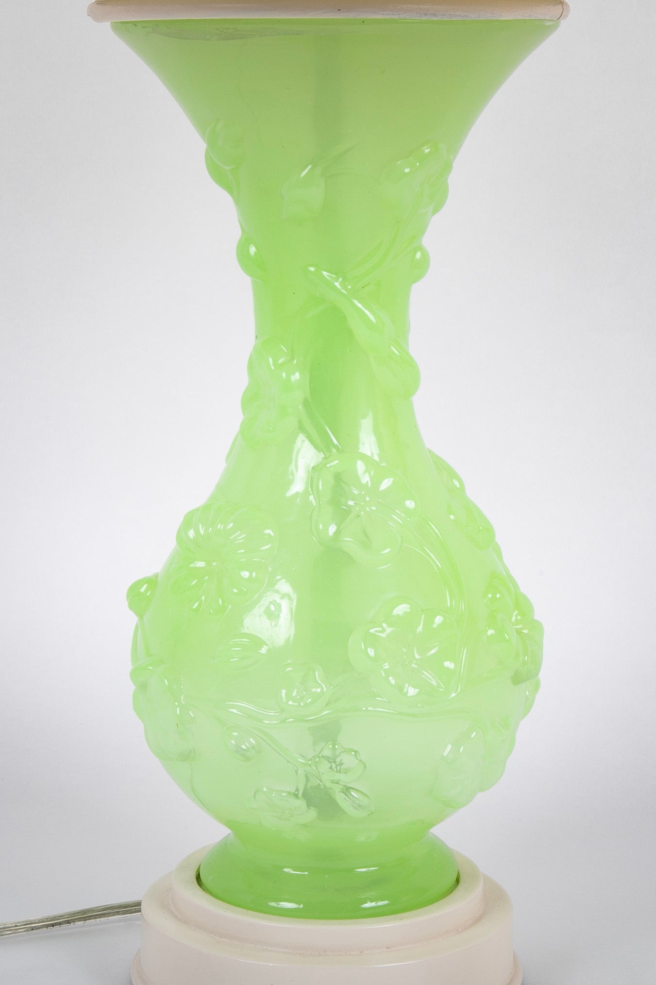 American Pressed Glass Vases now Table Lamps