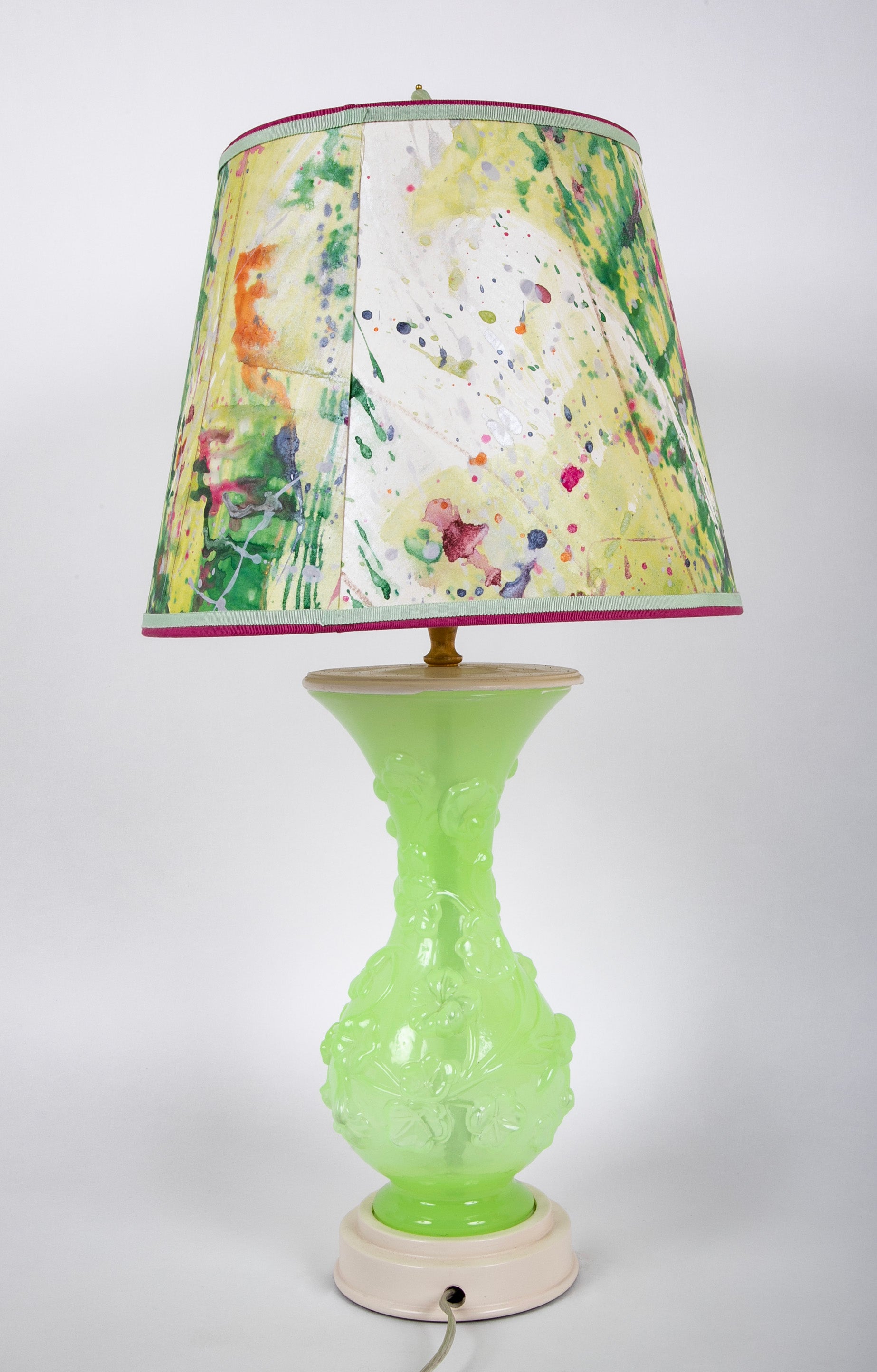 American Pressed Glass Vases now Table Lamps