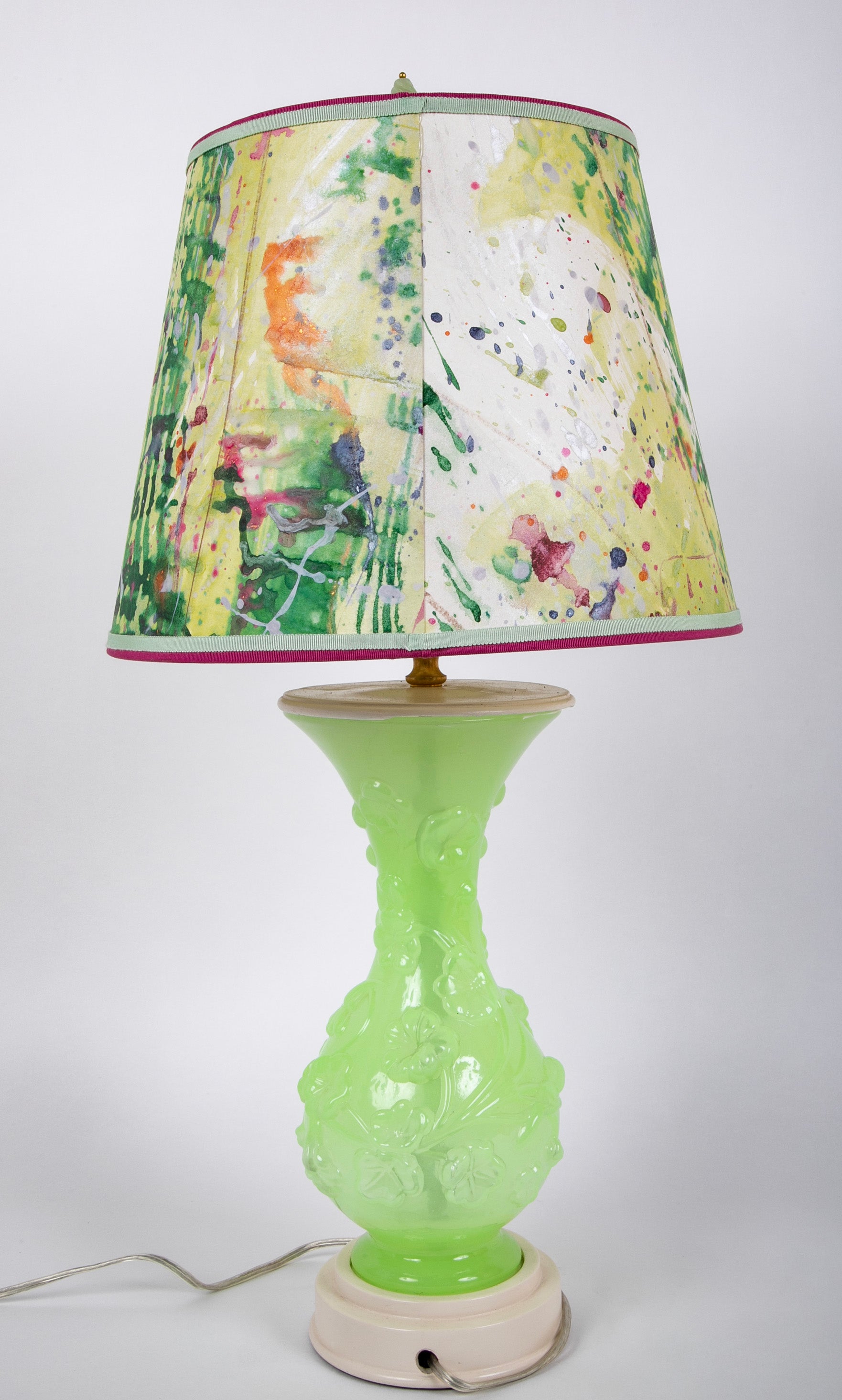 American Pressed Glass Vases now Table Lamps