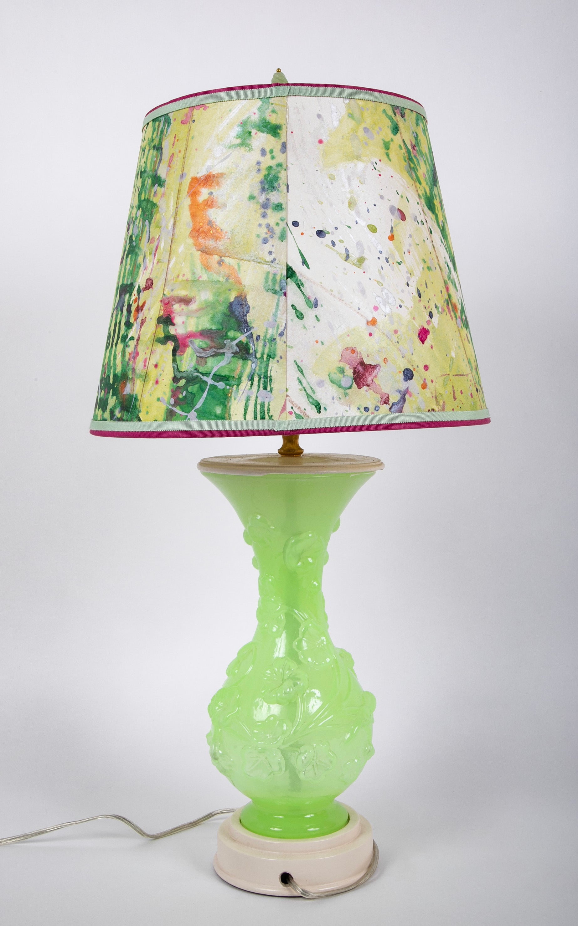 American Pressed Glass Vases now Table Lamps