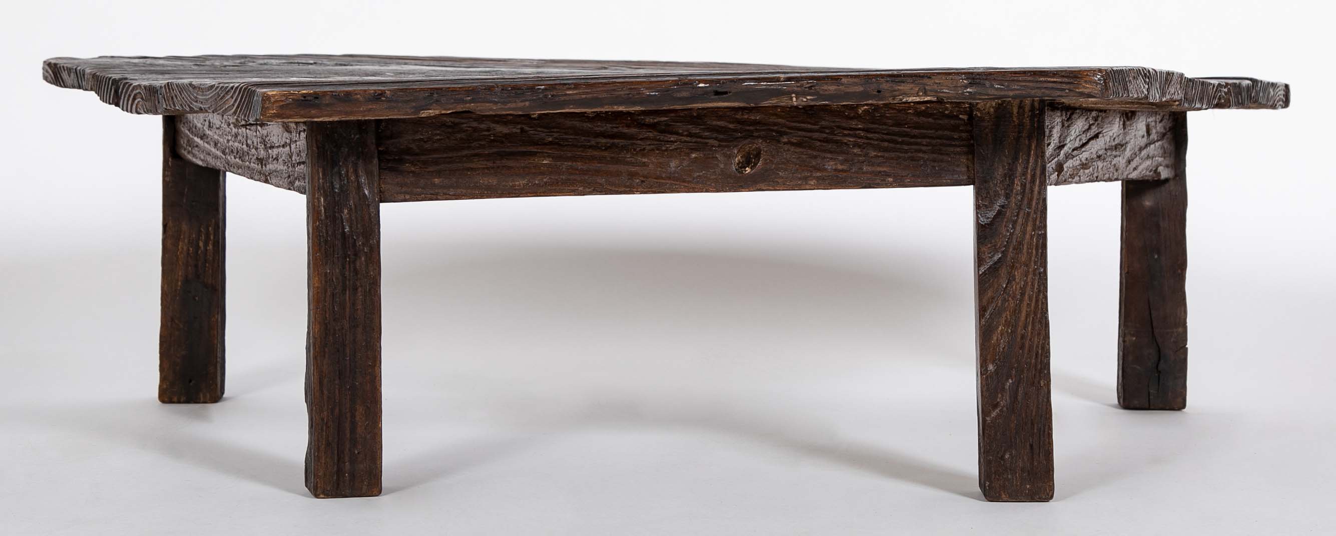 20th Century Japanese Low Table from Salvaged Ship Decking